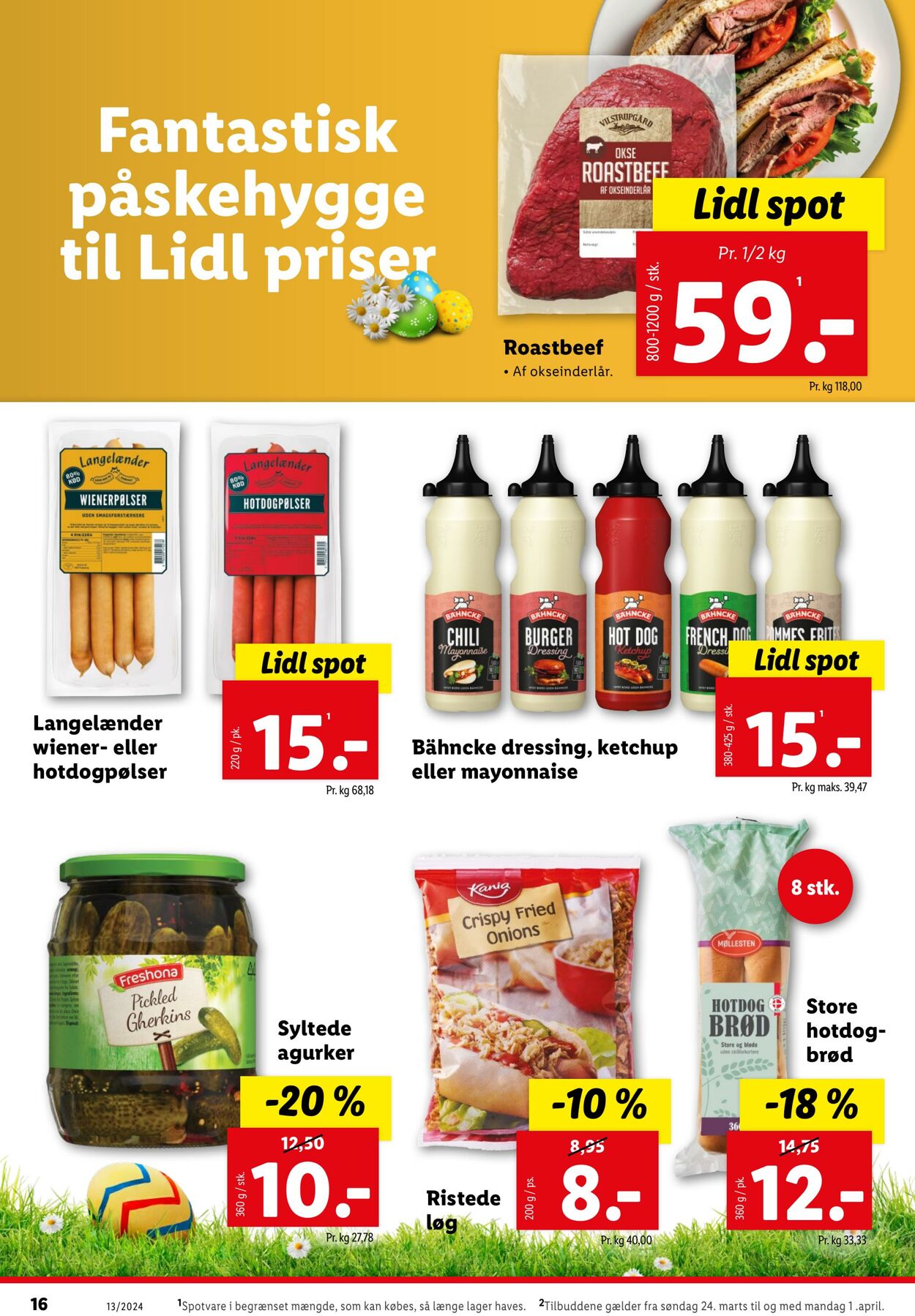 Tilbud Lidl 24.03.2024 - 01.04.2024