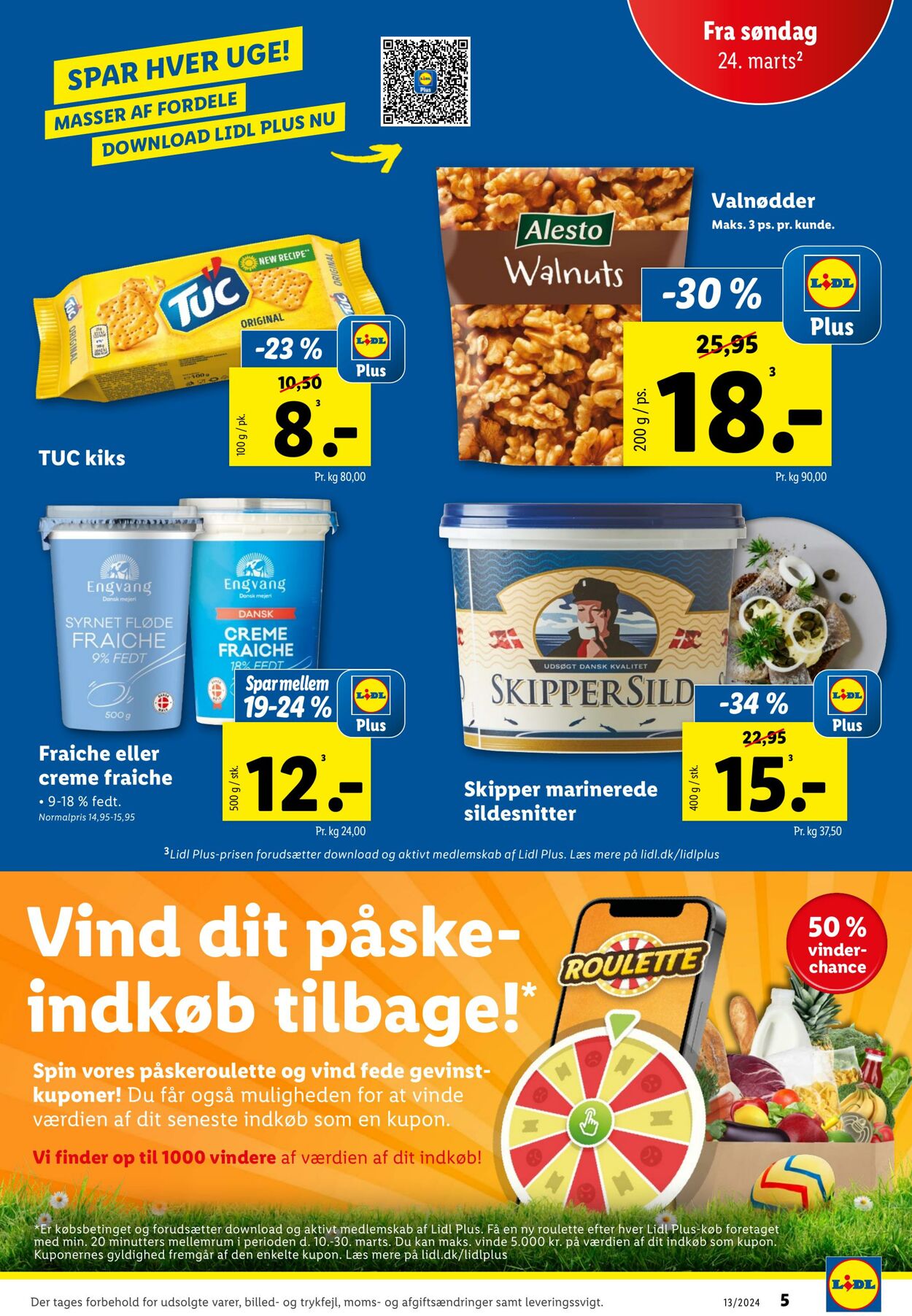 Tilbud Lidl 24.03.2024 - 01.04.2024