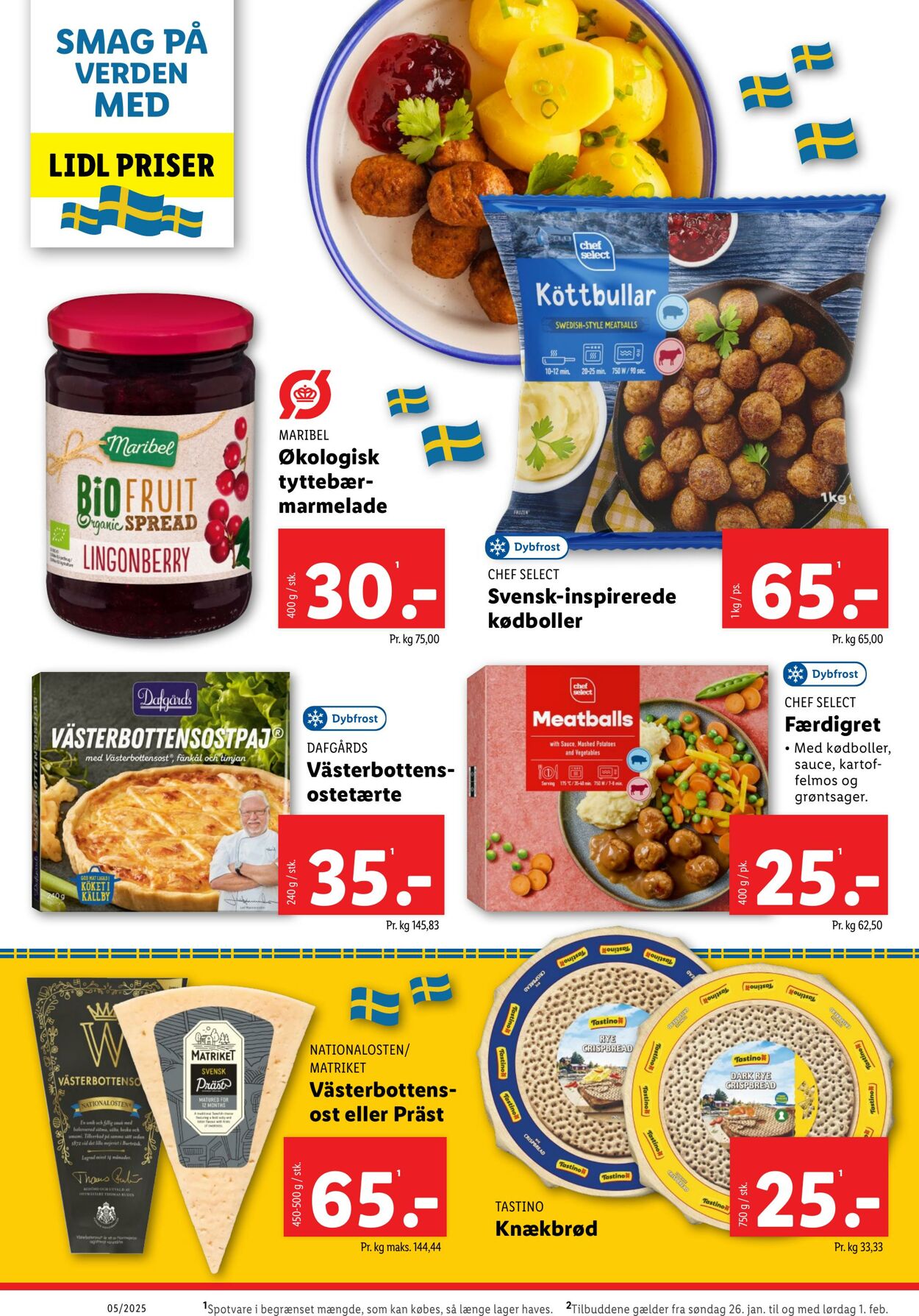 Tilbud Lidl 25.01.2025 - 01.02.2025