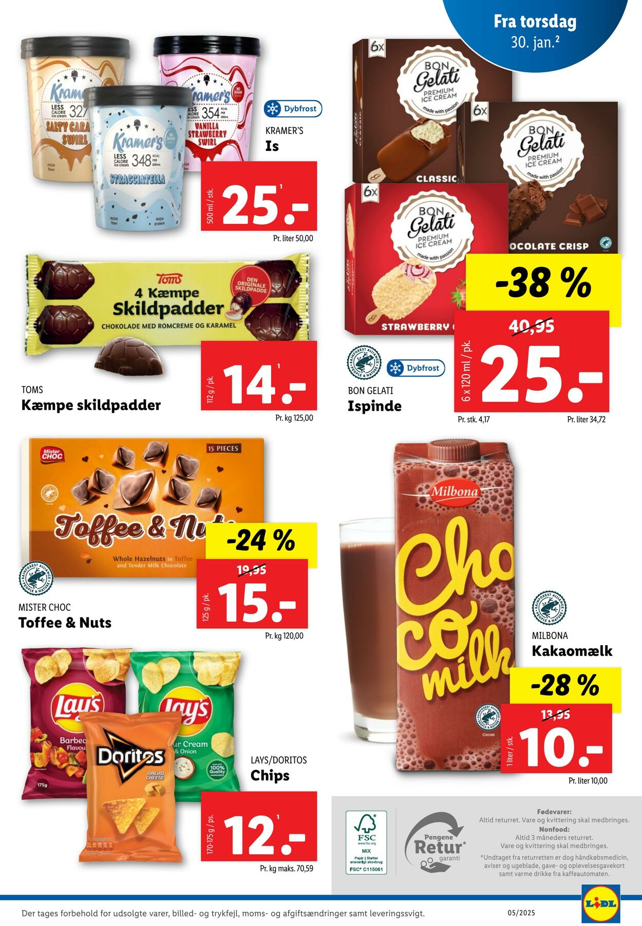 Tilbud Lidl 25.01.2025 - 01.02.2025