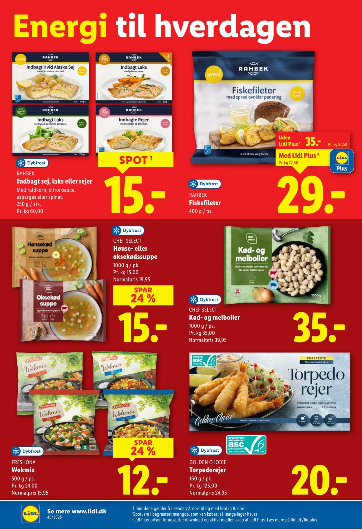 Tilbud Lidl 01.11.2025 - 08.11.2025