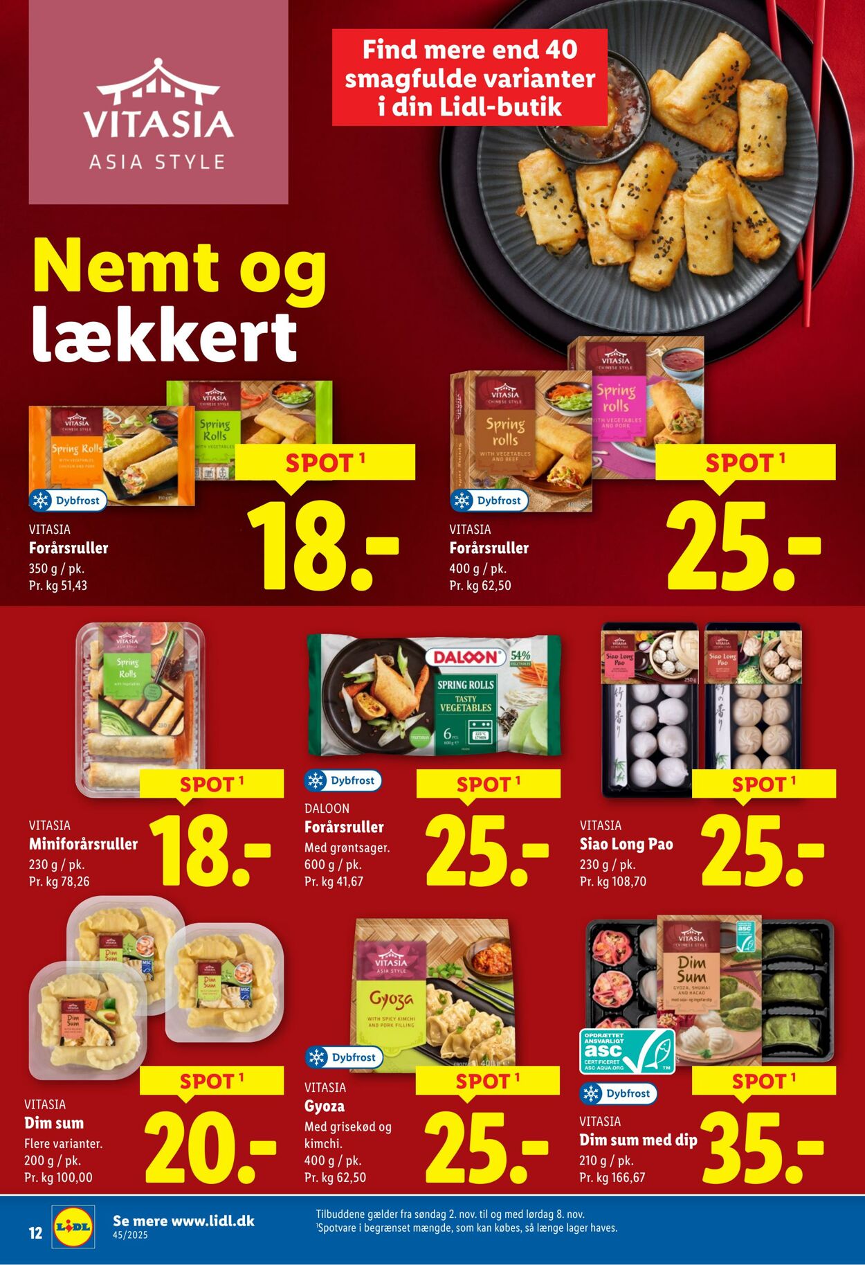 Tilbud Lidl 01.11.2025 - 08.11.2025