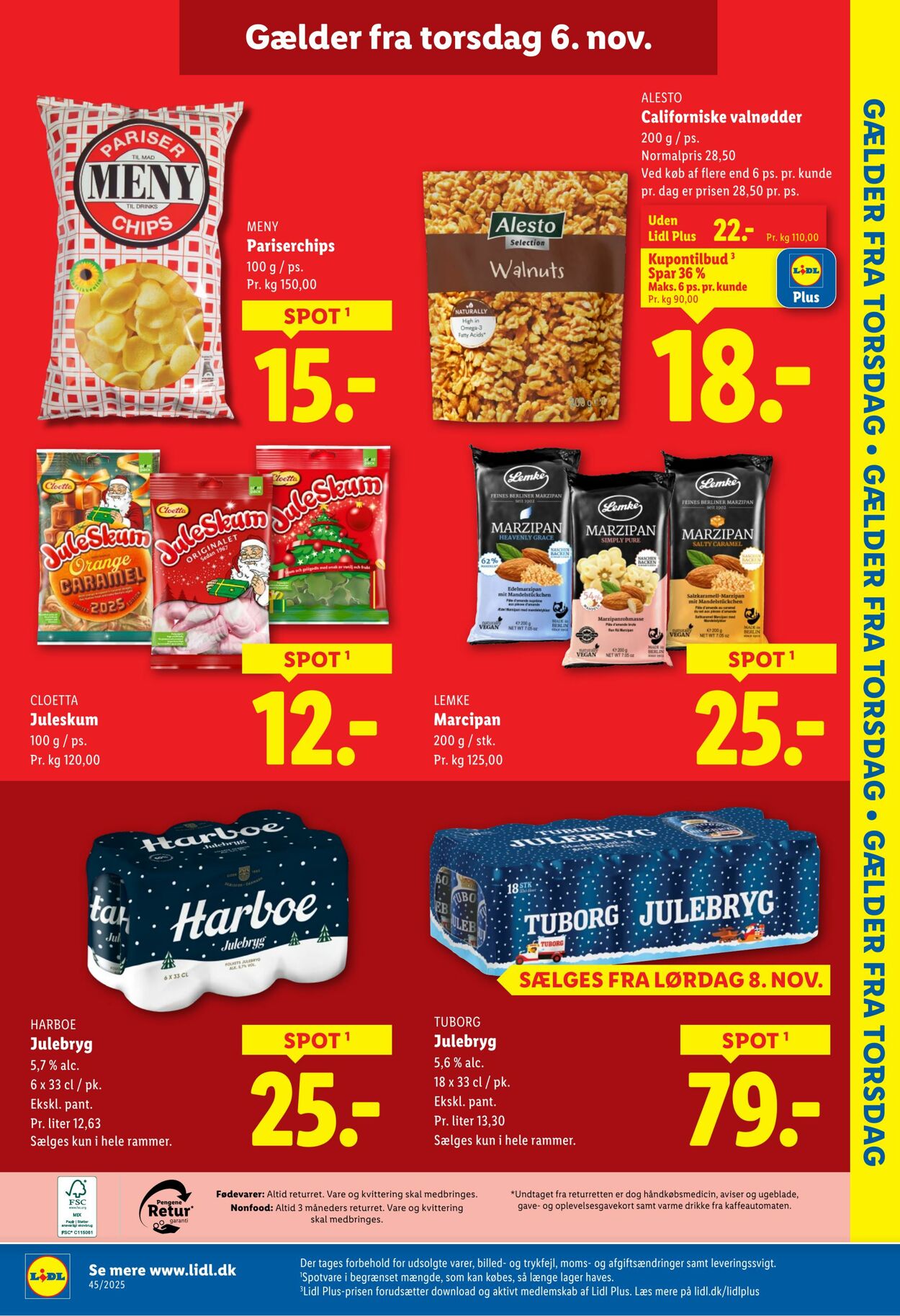 Tilbud Lidl 01.11.2025 - 08.11.2025