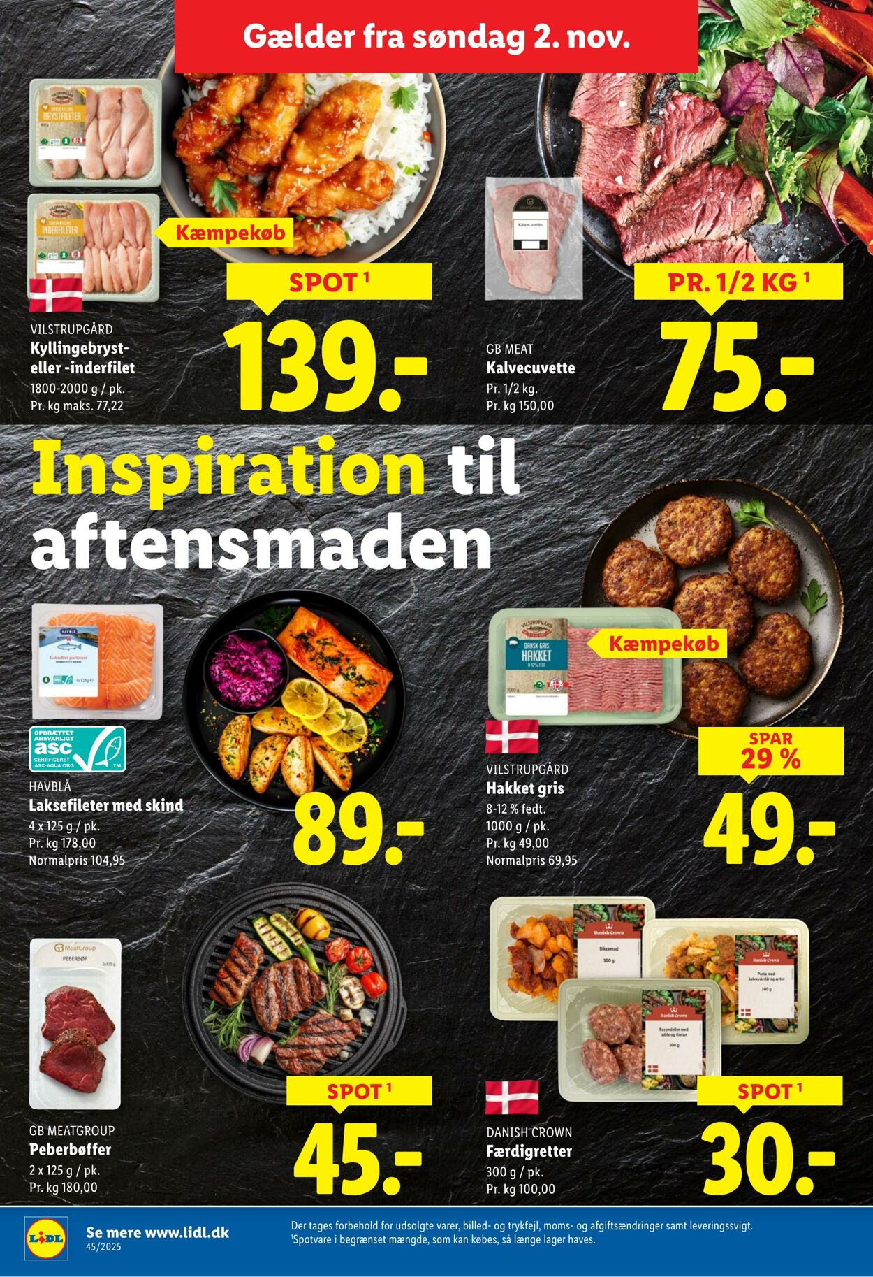 Tilbud Lidl 01.11.2025 - 08.11.2025