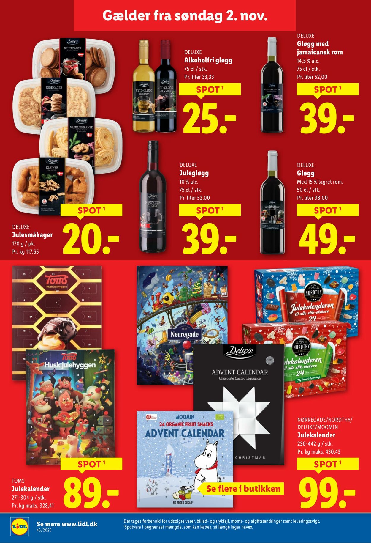 Tilbud Lidl 01.11.2025 - 08.11.2025
