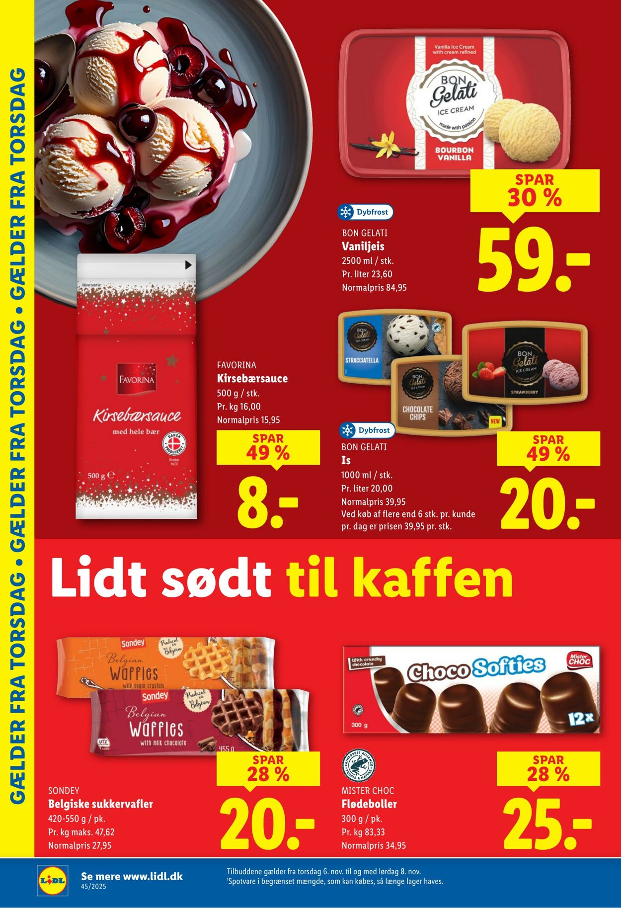 Tilbud Lidl 01.11.2025 - 08.11.2025