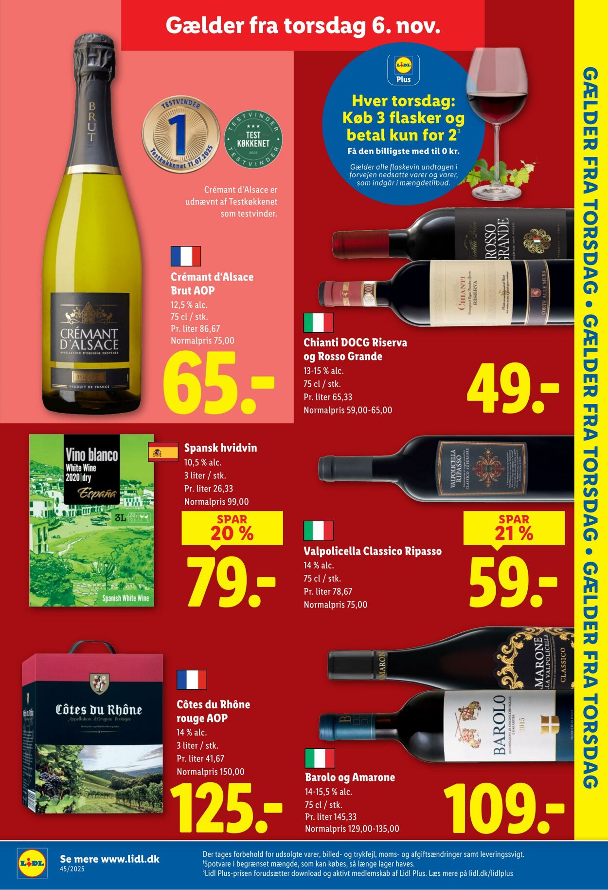 Tilbud Lidl 01.11.2025 - 08.11.2025