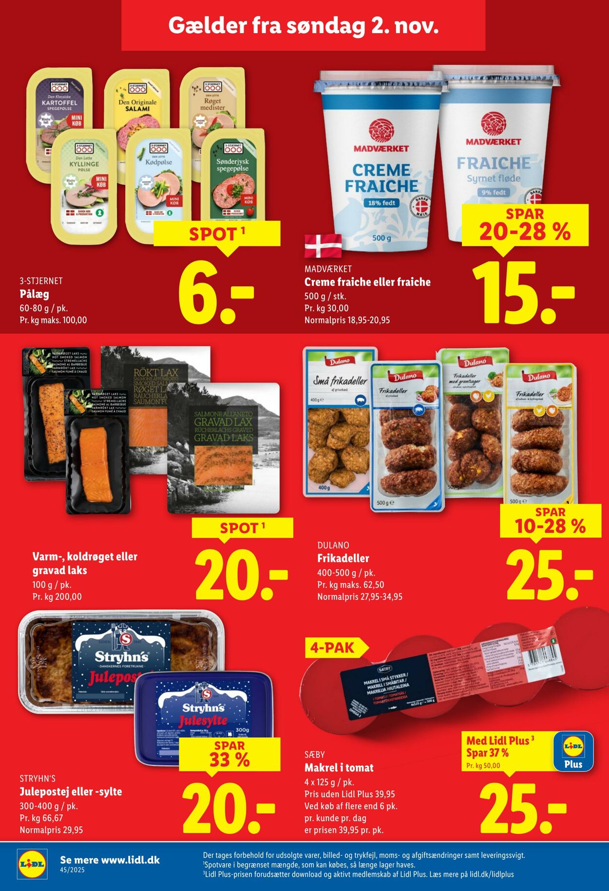 Tilbud Lidl 01.11.2025 - 08.11.2025