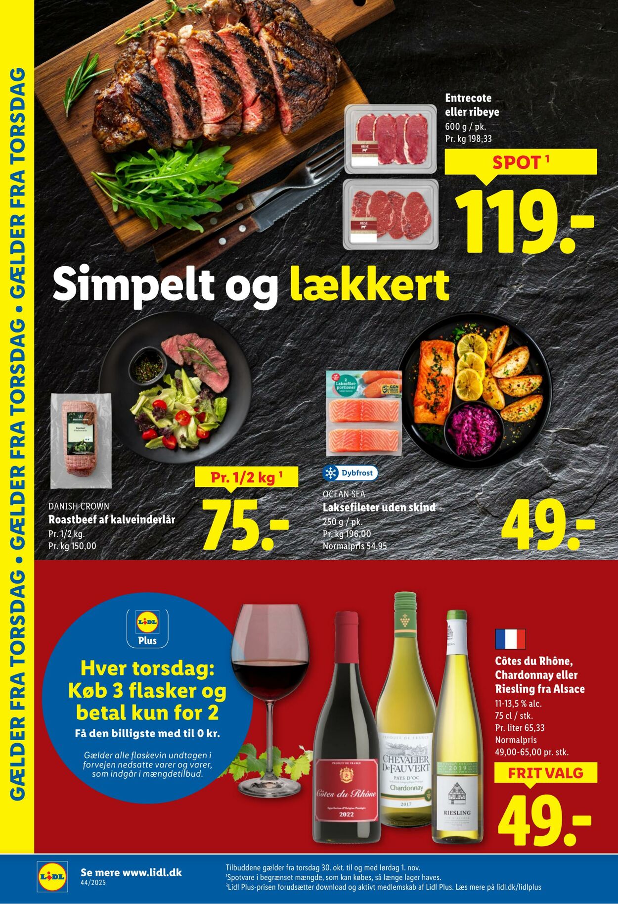 Tilbud Lidl 25.10.2025 - 01.11.2025