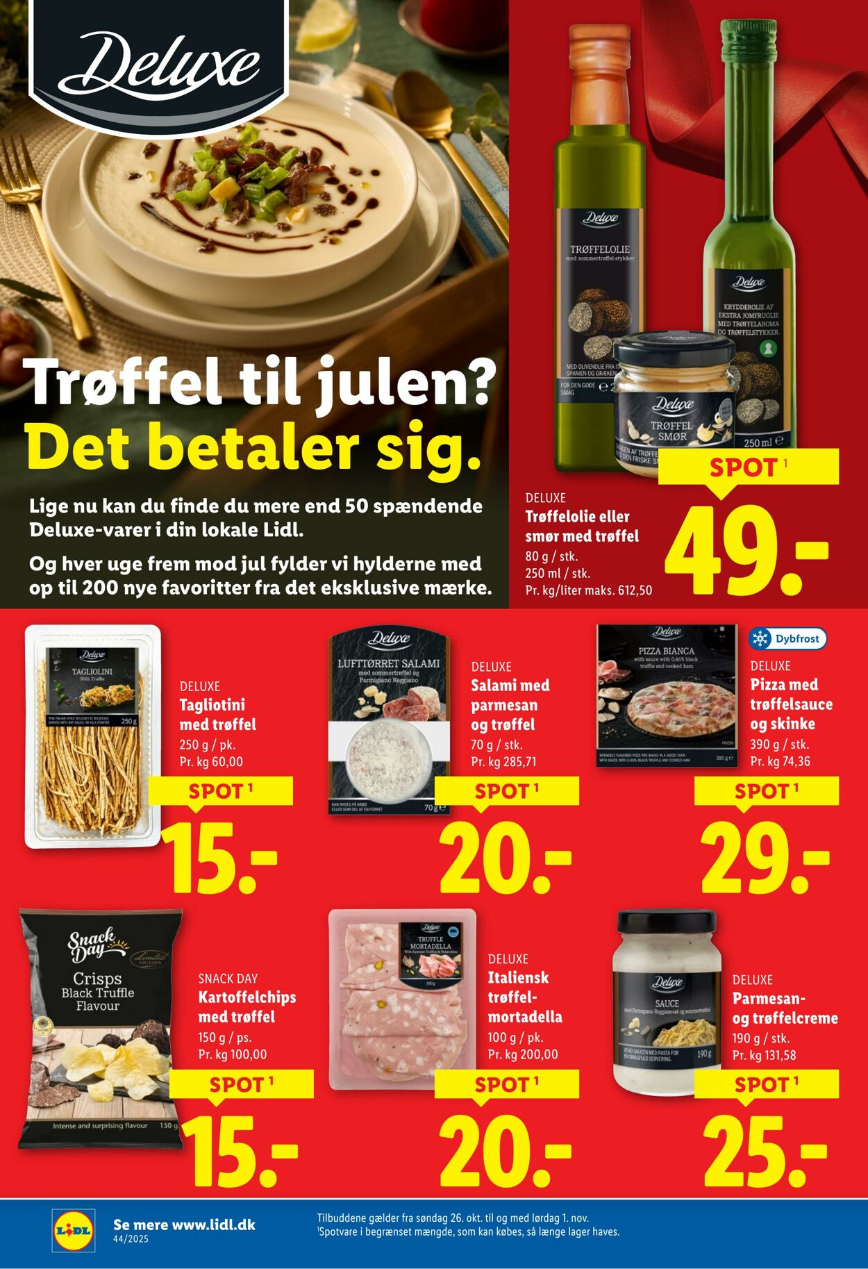Tilbud Lidl 25.10.2025 - 01.11.2025