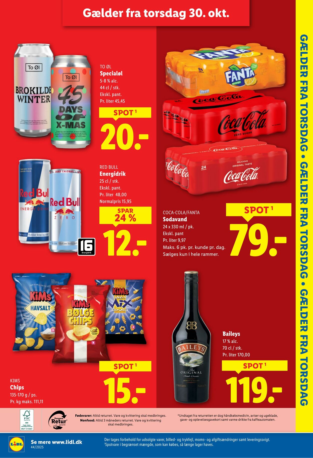 Tilbud Lidl 25.10.2025 - 01.11.2025