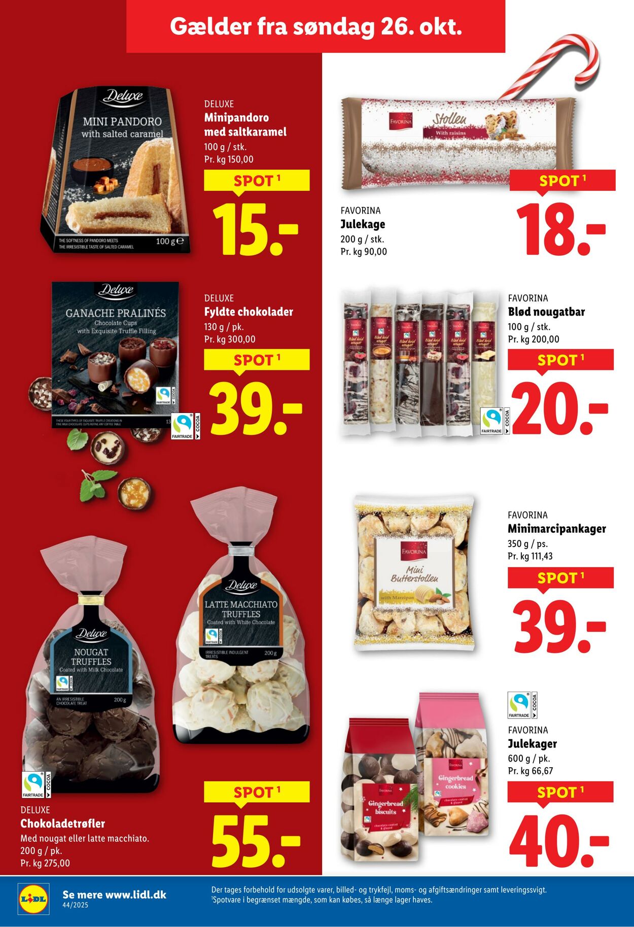 Tilbud Lidl 25.10.2025 - 01.11.2025