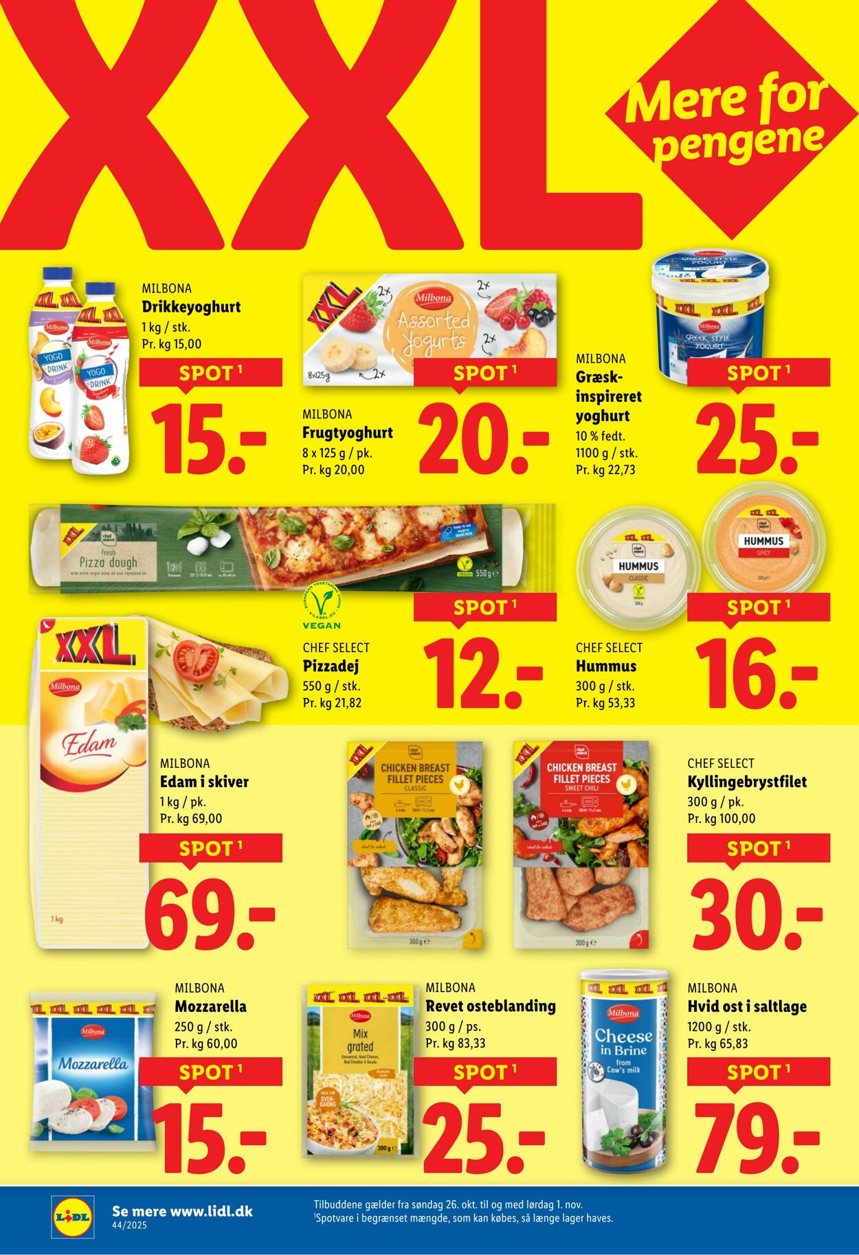 Tilbud Lidl 25.10.2025 - 01.11.2025