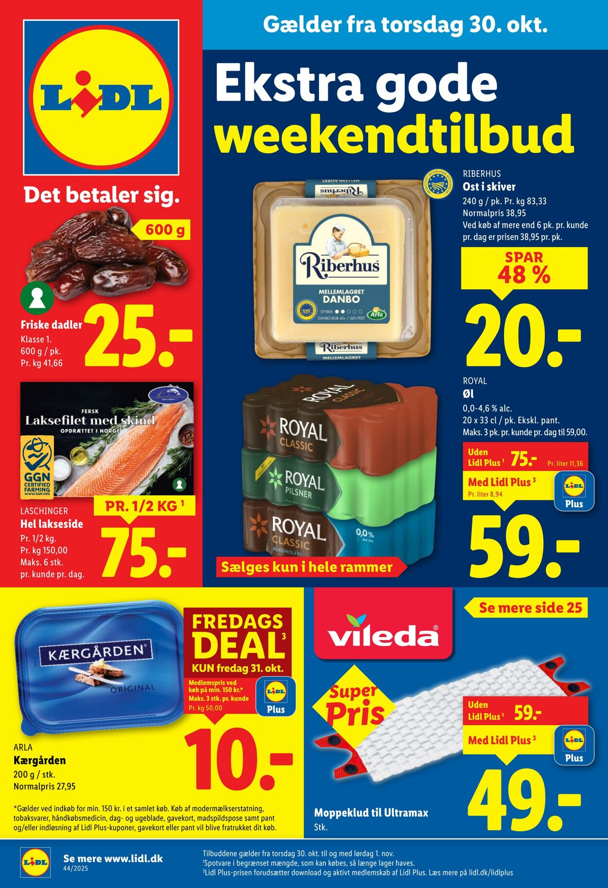 Tilbud Lidl 25.10.2025 - 01.11.2025