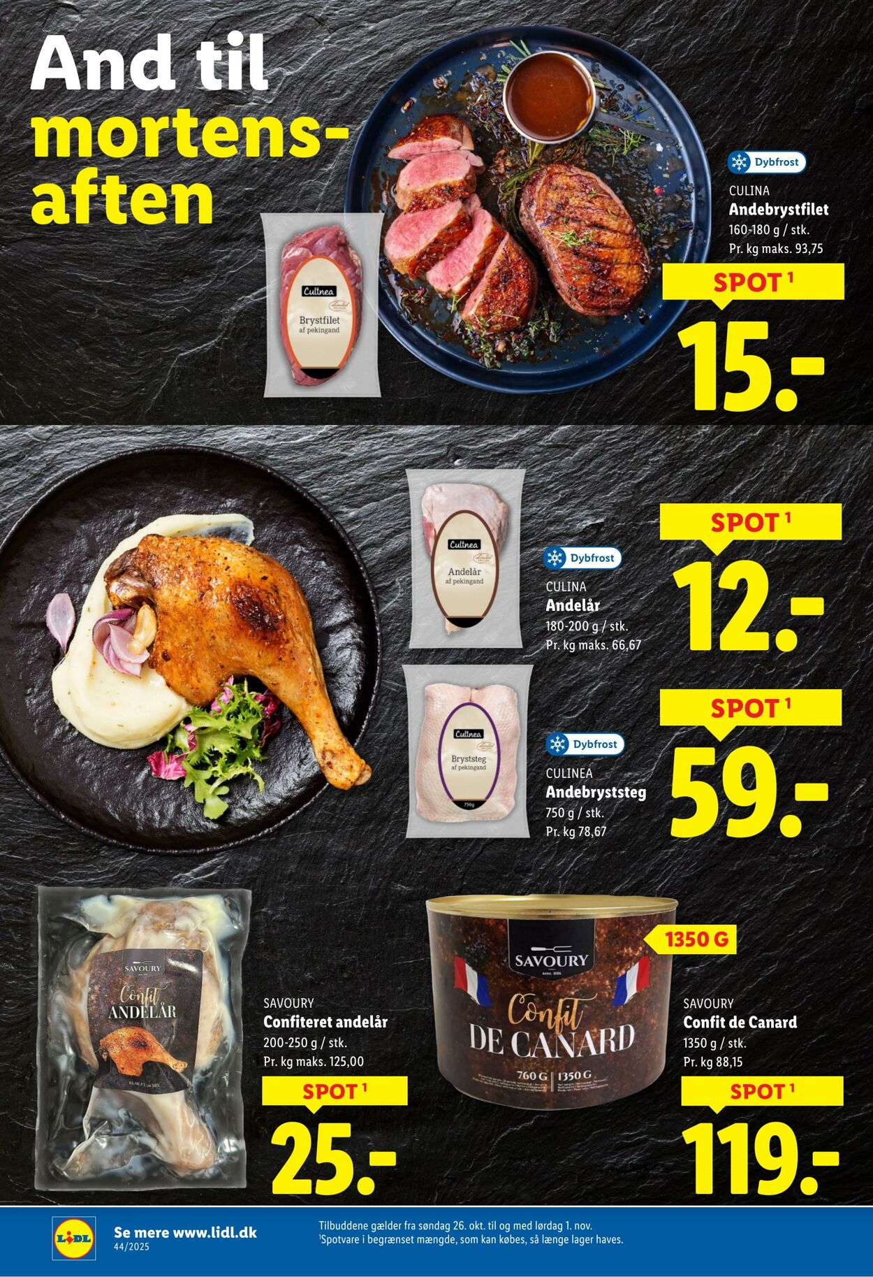Tilbud Lidl 25.10.2025 - 01.11.2025