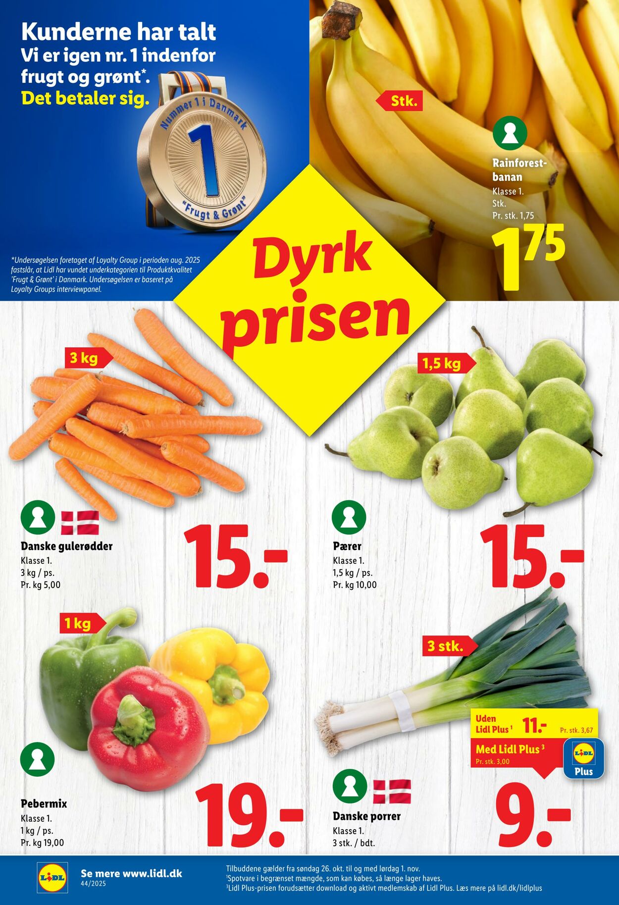 Tilbud Lidl 25.10.2025 - 01.11.2025