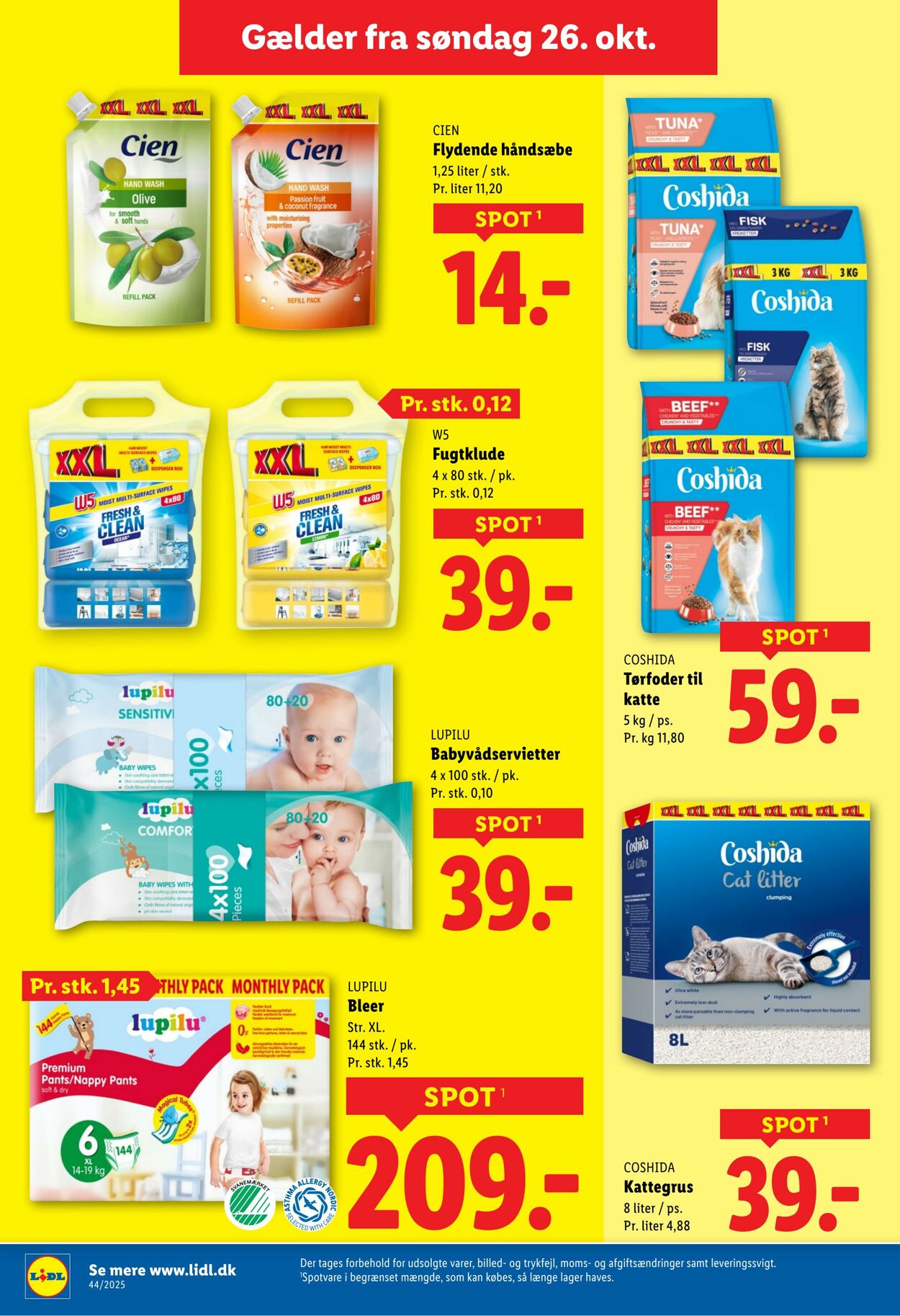 Tilbud Lidl 25.10.2025 - 01.11.2025