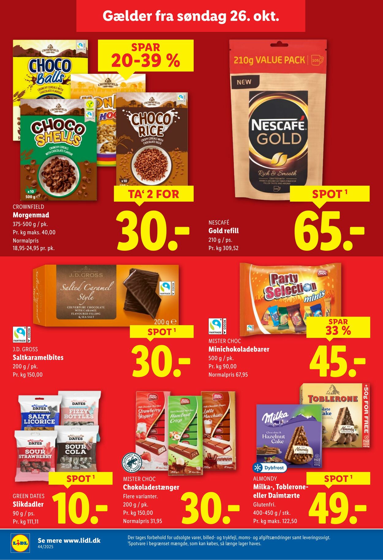 Tilbud Lidl 25.10.2025 - 01.11.2025