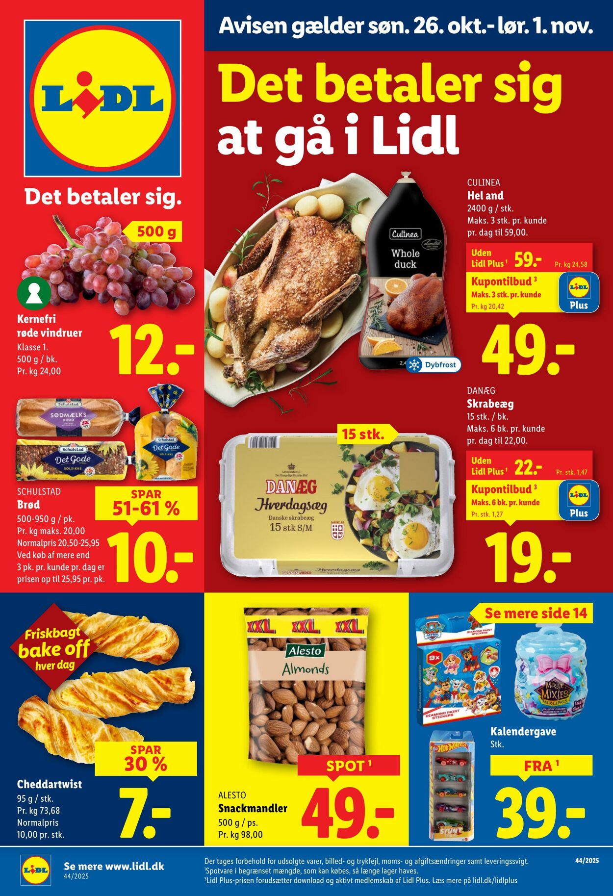 Tilbud Lidl 25.10.2025 - 01.11.2025