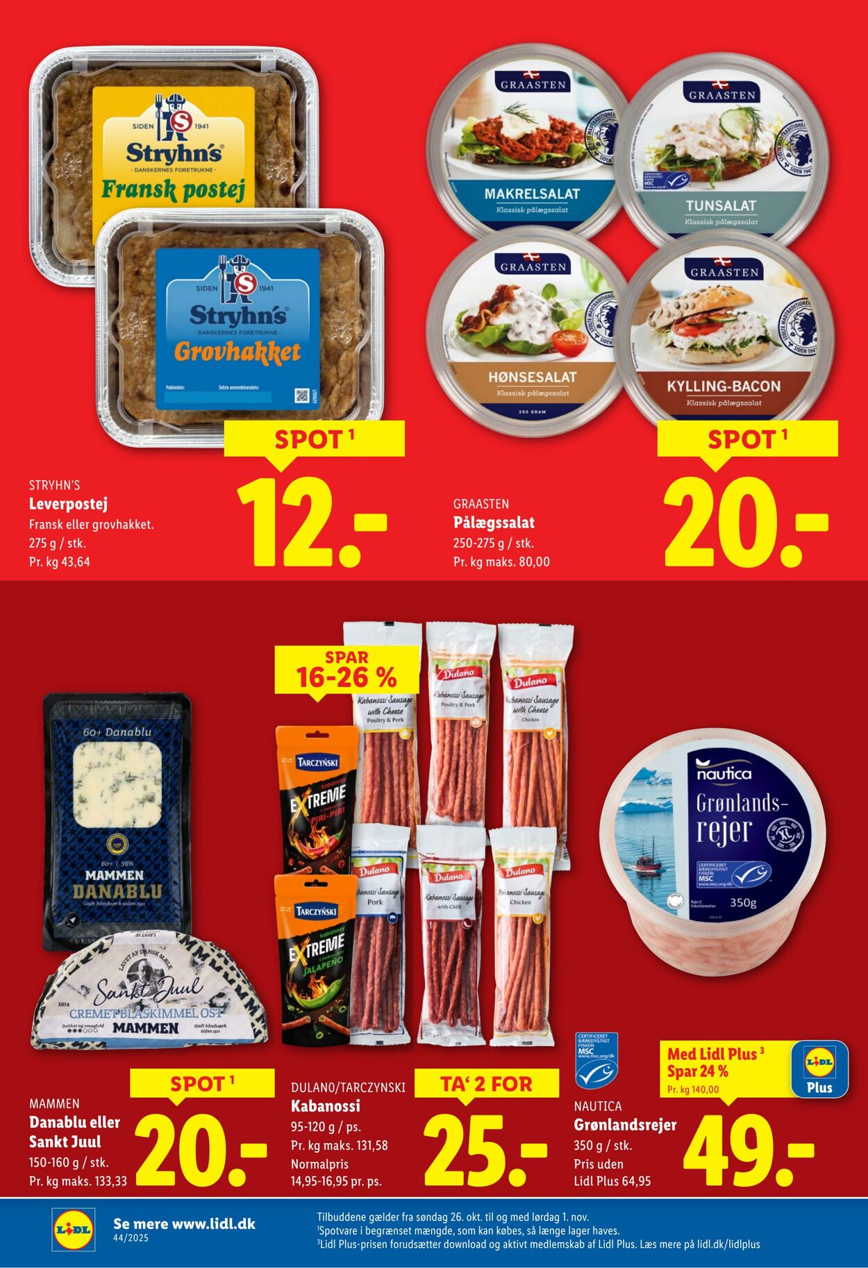 Tilbud Lidl 25.10.2025 - 01.11.2025