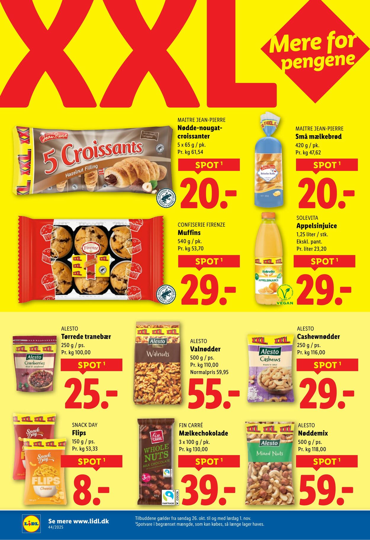Tilbud Lidl 25.10.2025 - 01.11.2025