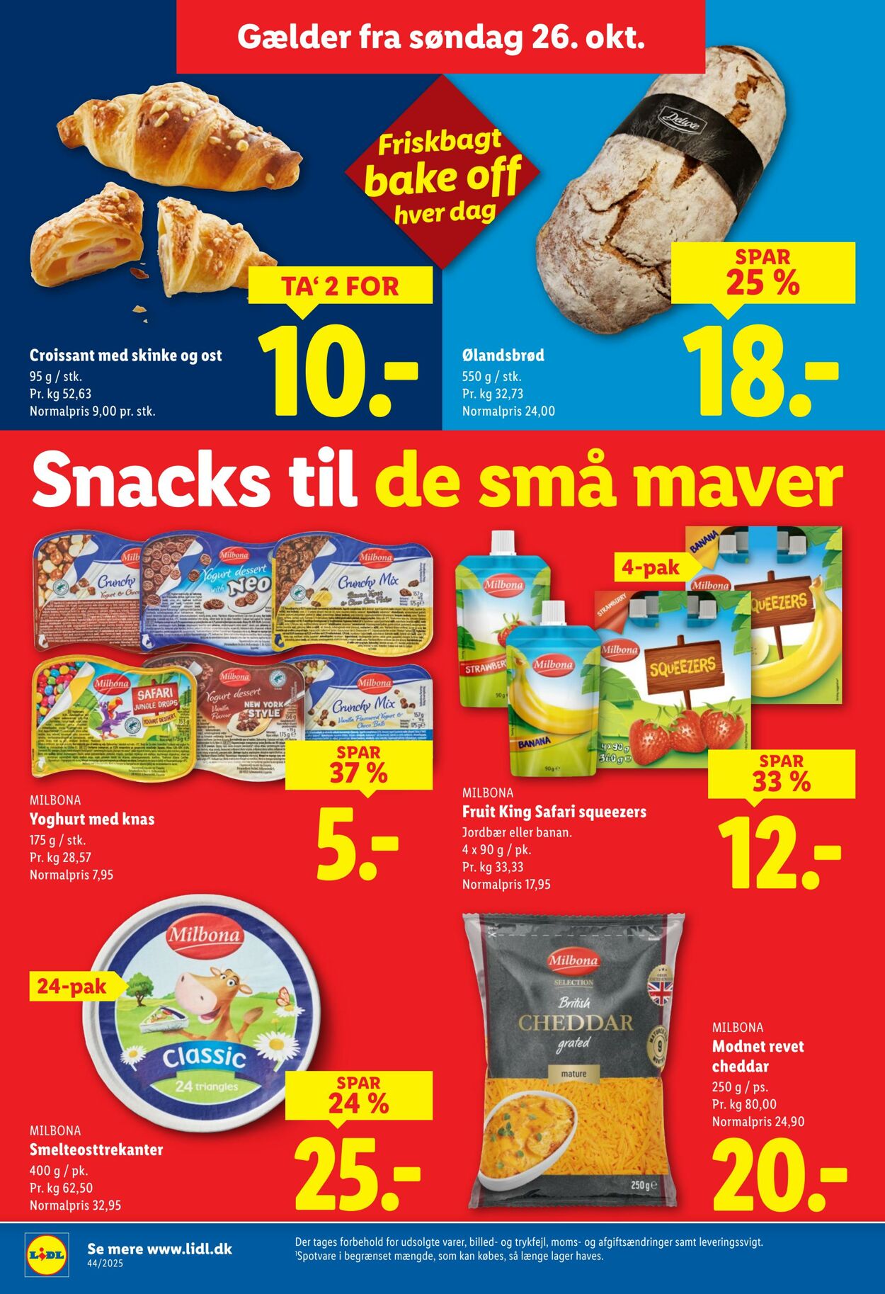 Tilbud Lidl 25.10.2025 - 01.11.2025