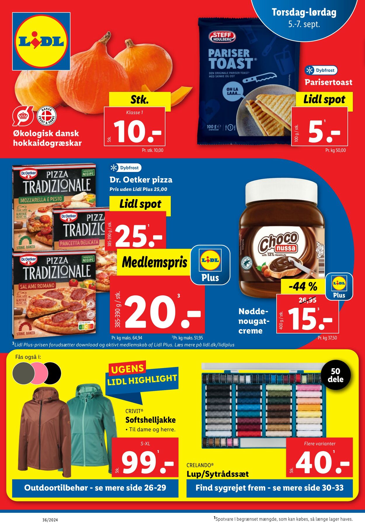 Tilbud Lidl 31.08.2024 - 07.09.2024