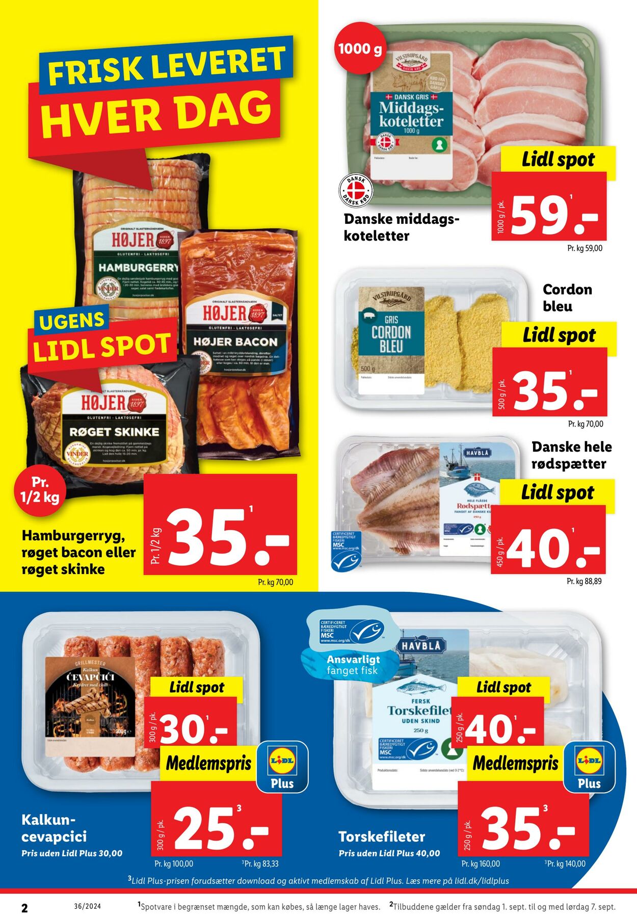 Tilbud Lidl 31.08.2024 - 07.09.2024