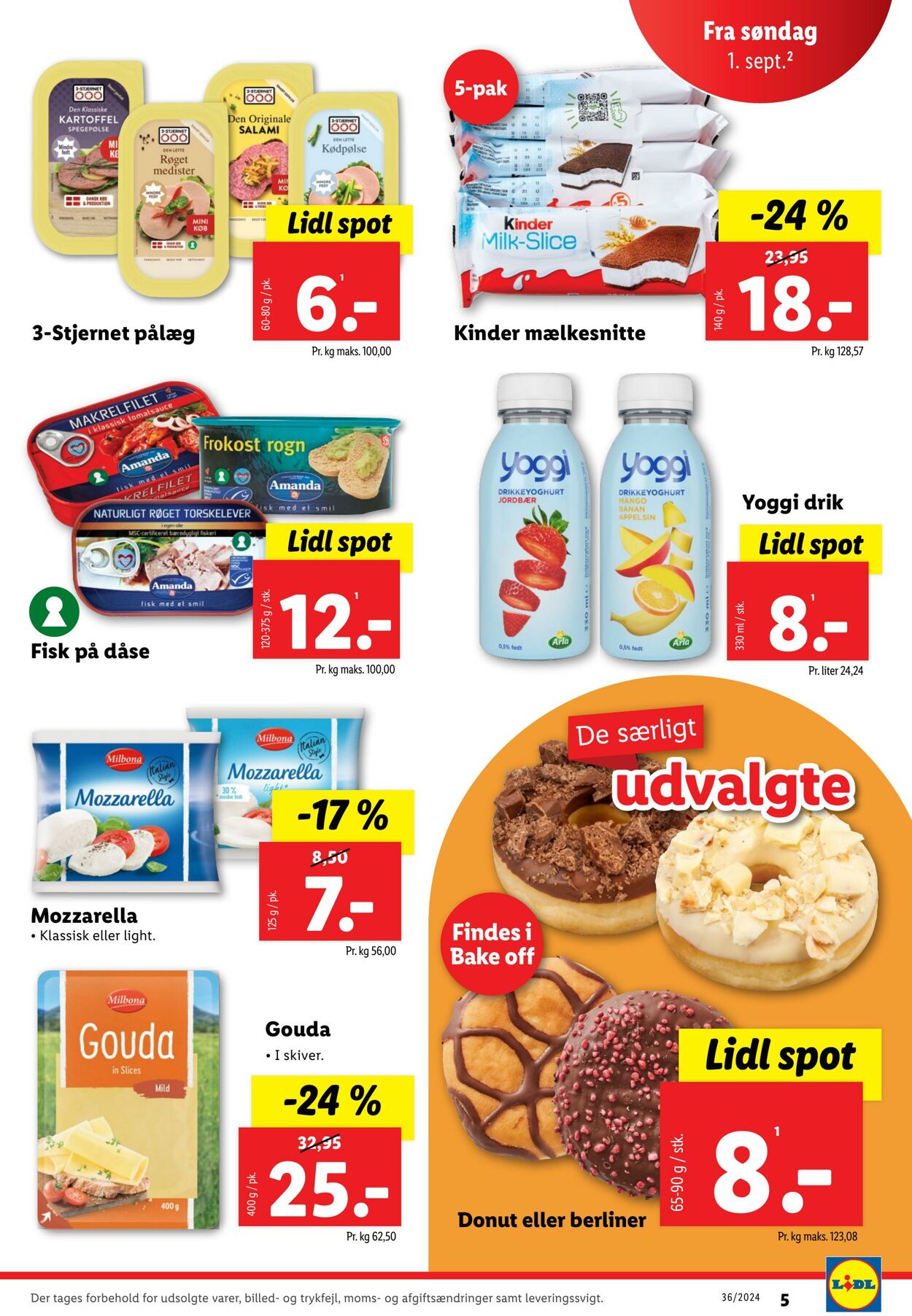 Tilbud Lidl 31.08.2024 - 07.09.2024