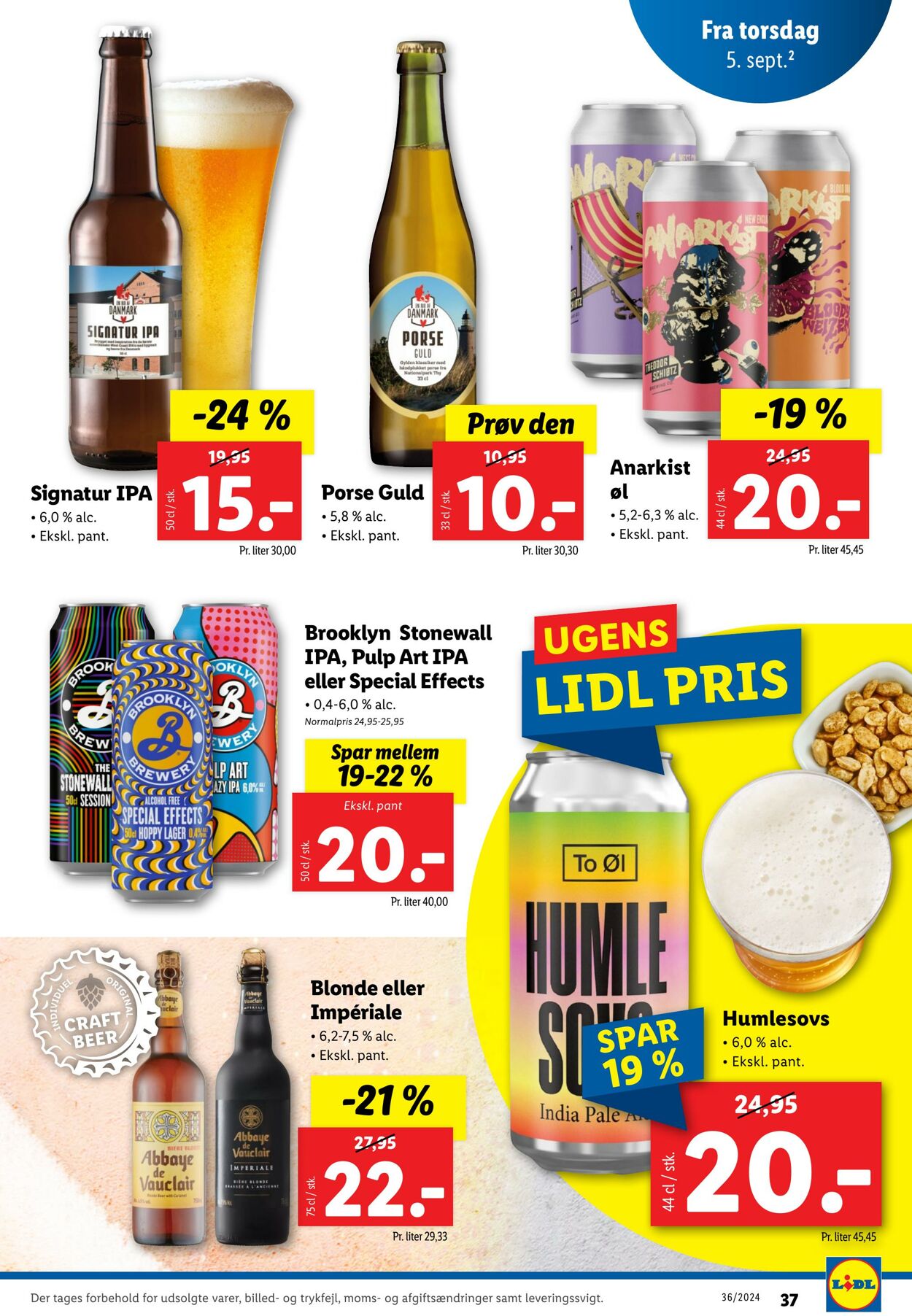 Tilbud Lidl 31.08.2024 - 07.09.2024