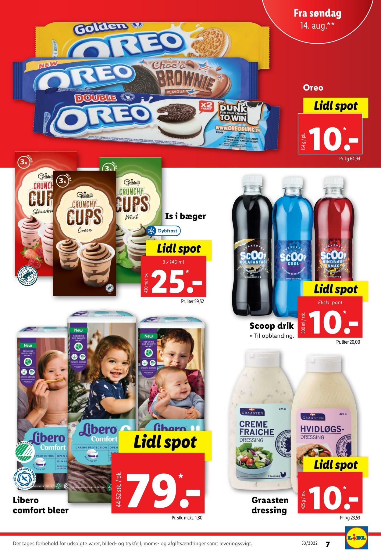 Tilbud Lidl 14.08.2022 - 20.08.2022