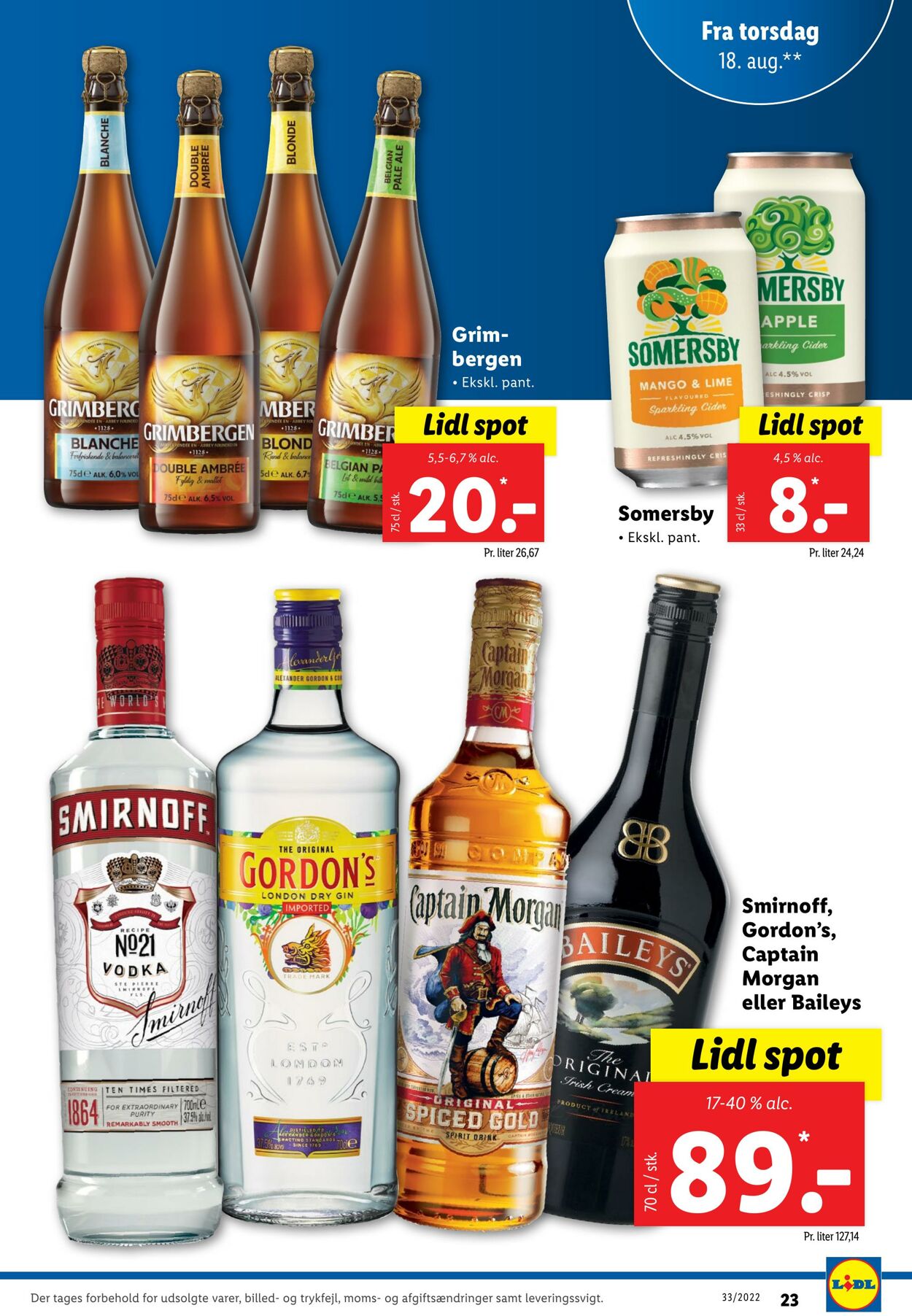 Tilbud Lidl 14.08.2022 - 20.08.2022