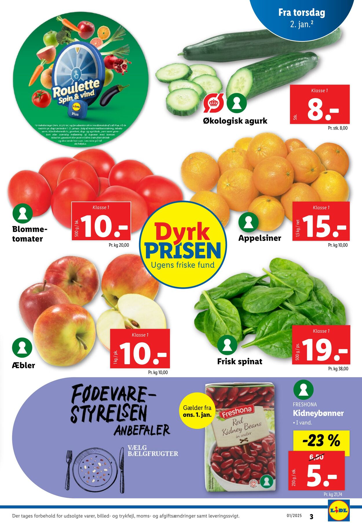 Tilbud Lidl 02.01.2025 - 04.01.2025