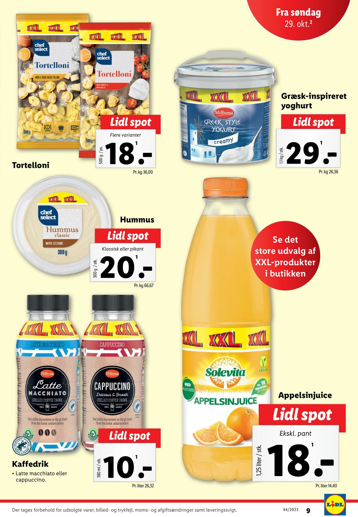 Tilbud Lidl 28.10.2023 - 04.11.2023