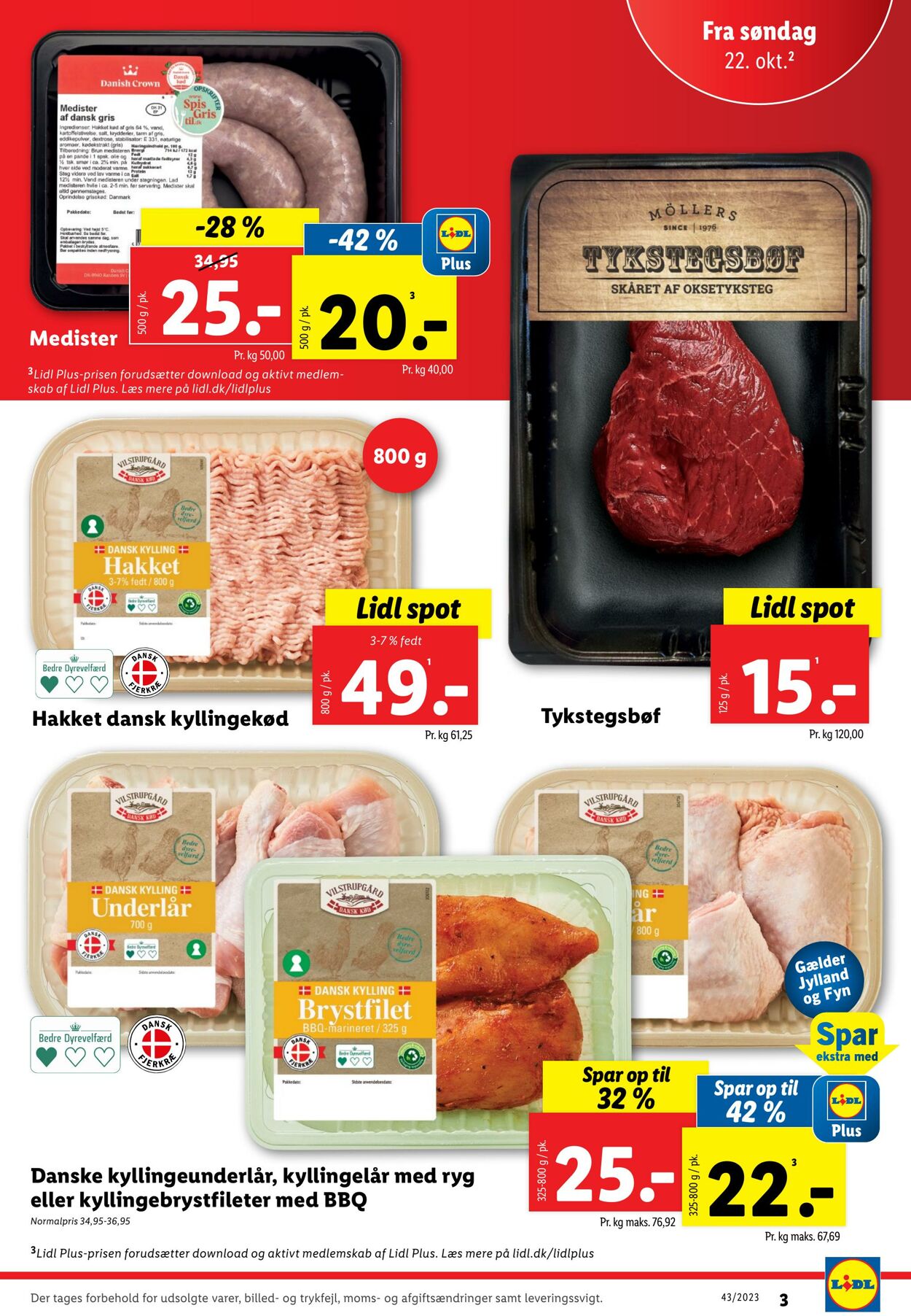 Tilbud Lidl 21.10.2023 - 28.10.2023