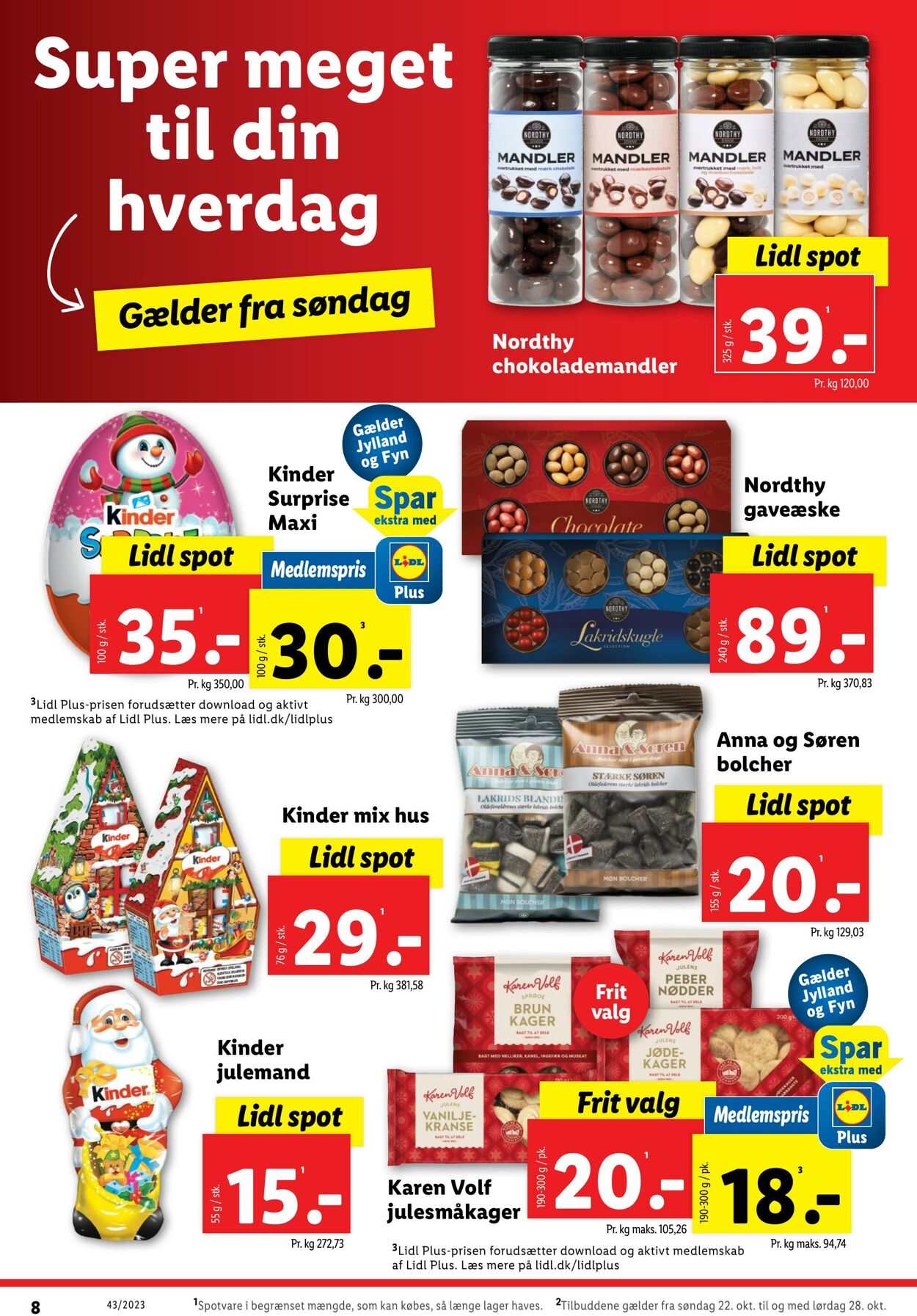 Tilbud Lidl 21.10.2023 - 28.10.2023