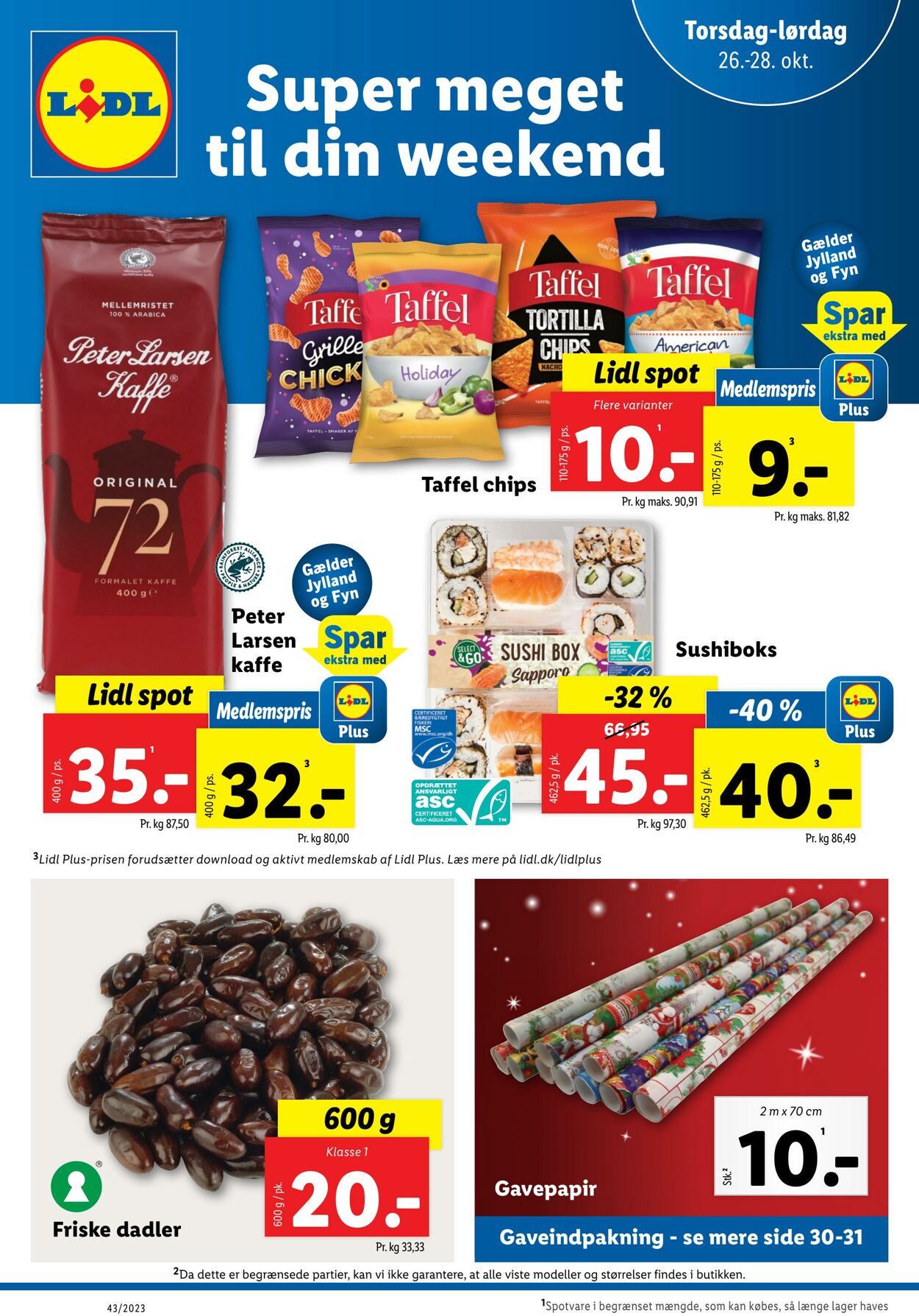 Tilbud Lidl 21.10.2023 - 28.10.2023