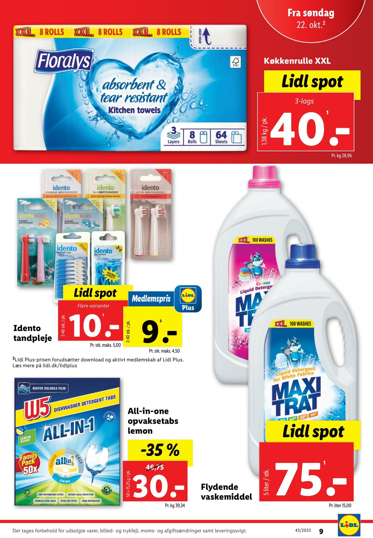 Tilbud Lidl 21.10.2023 - 28.10.2023