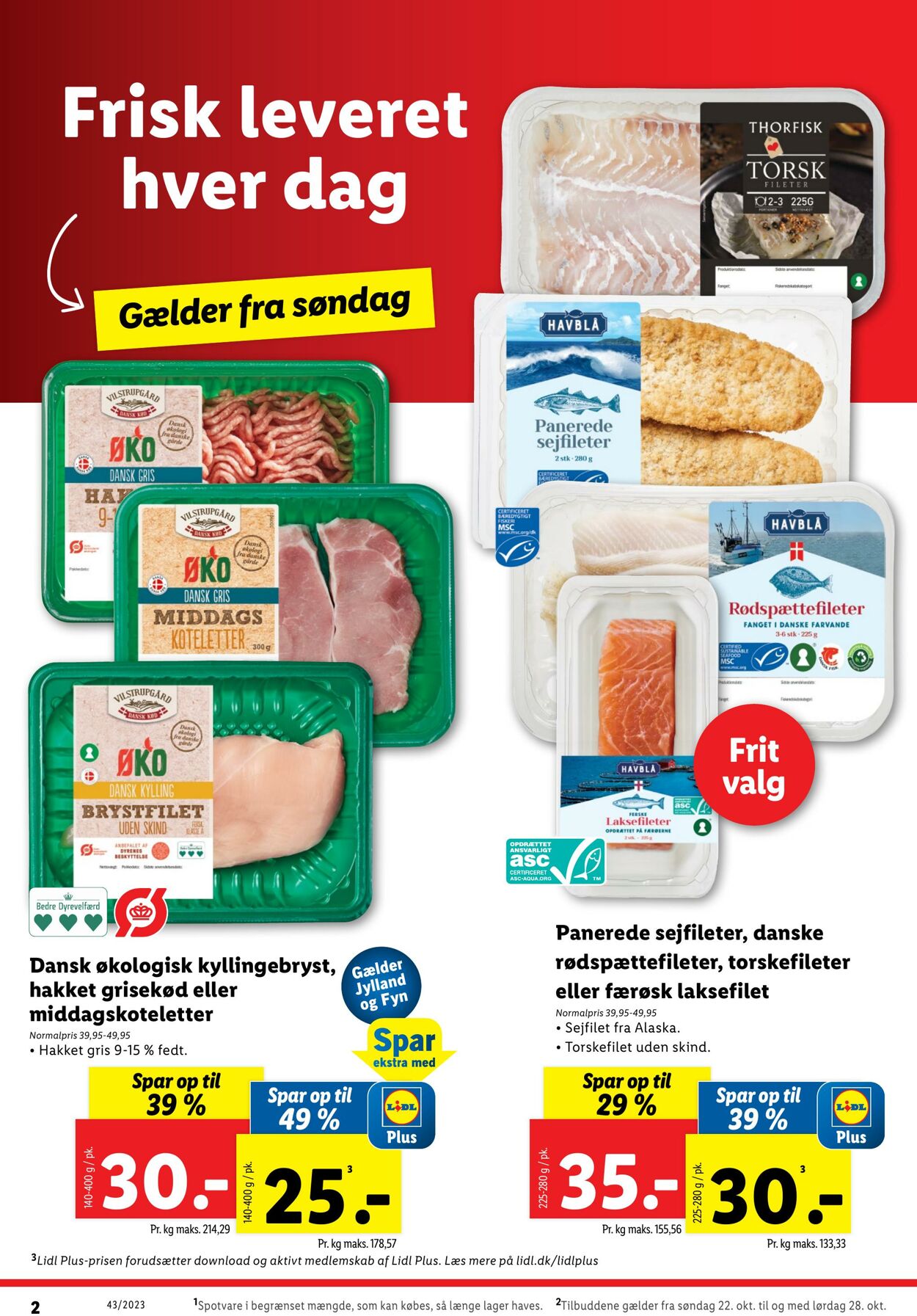 Tilbud Lidl 21.10.2023 - 28.10.2023