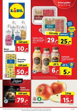 Tilbud Lidl 21.10.2023 - 28.10.2023