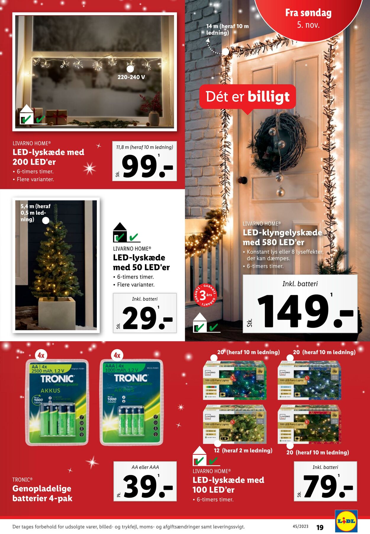 Tilbud Lidl 04.11.2023 - 11.11.2023