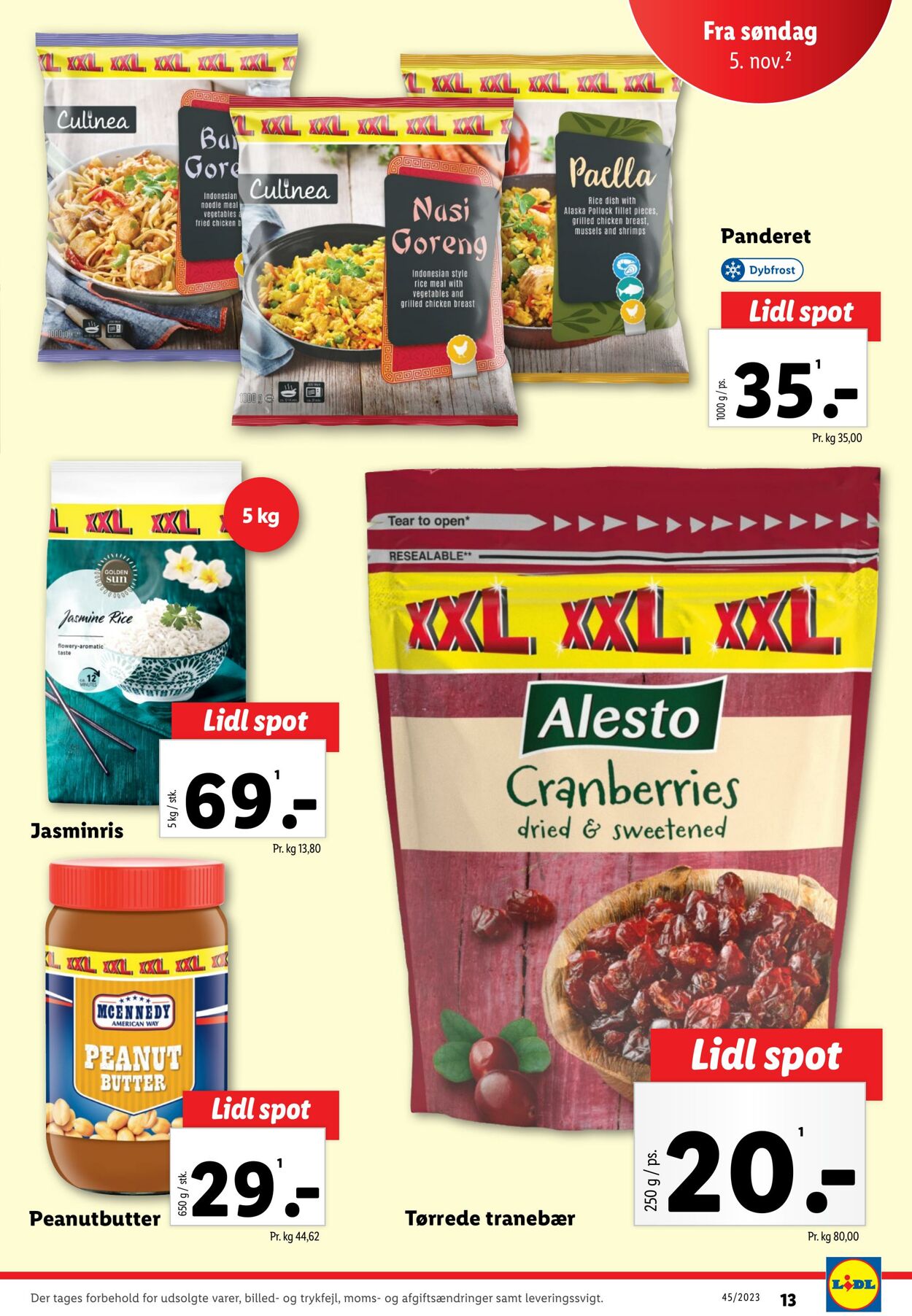 Tilbud Lidl 04.11.2023 - 11.11.2023