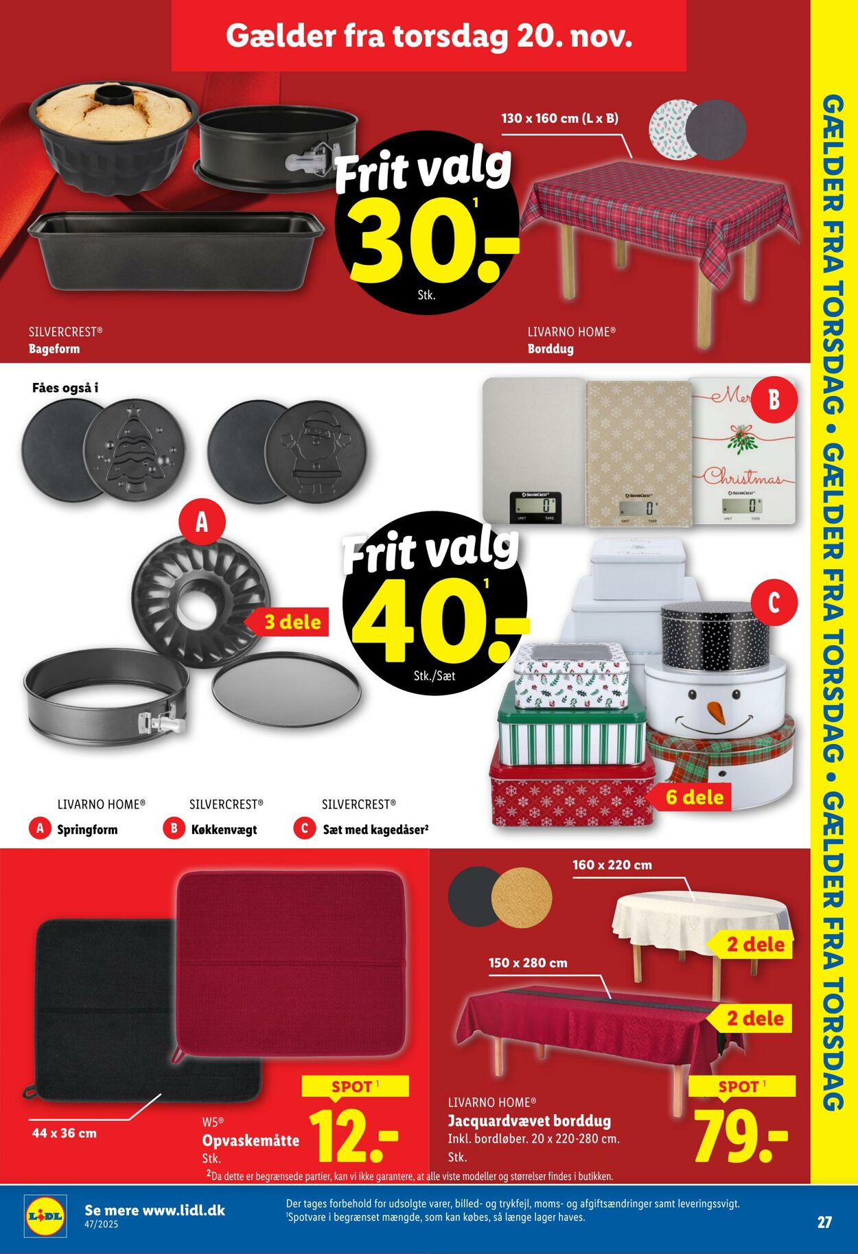 Tilbud Lidl 19.11.2025 - 22.11.2025