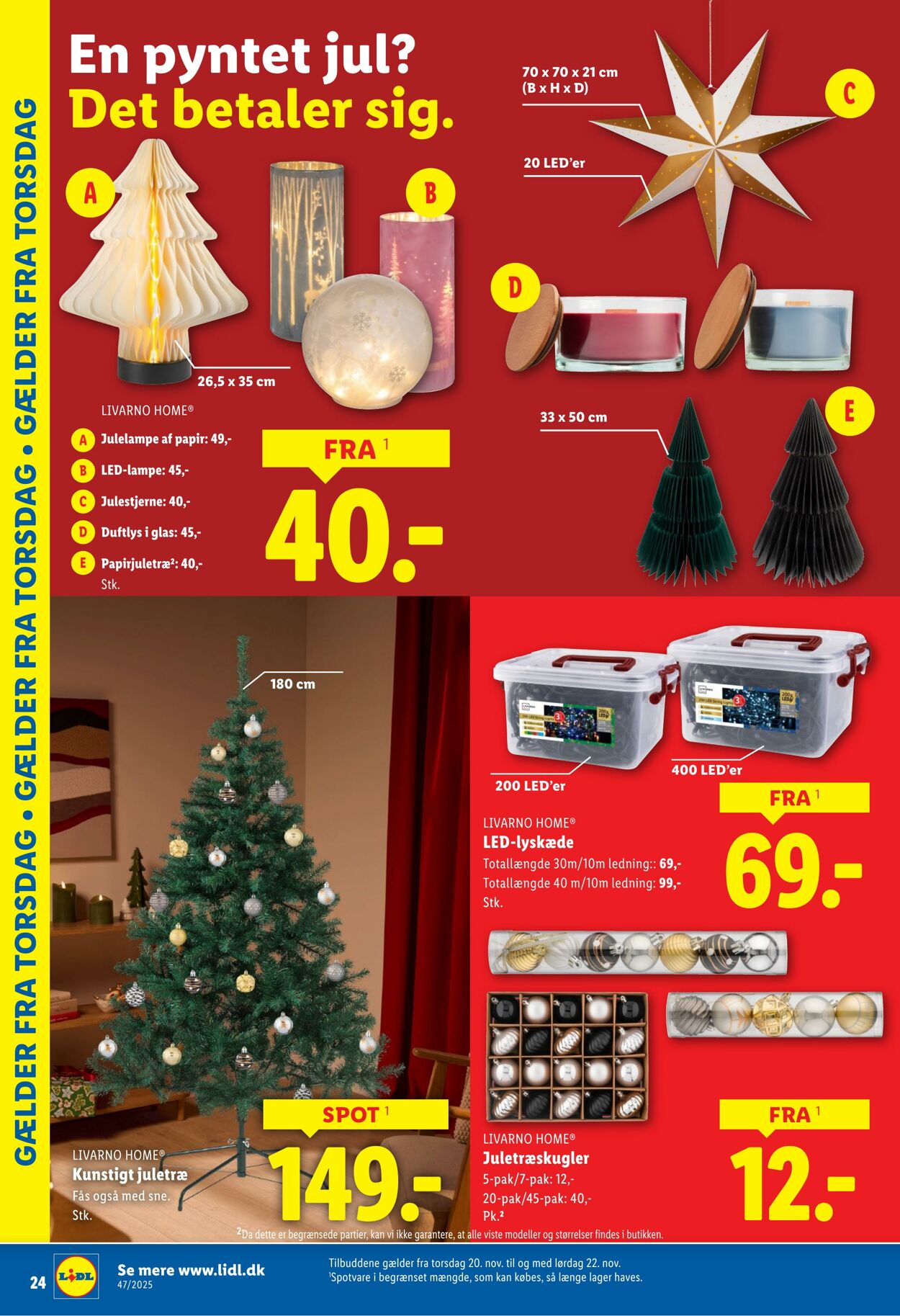 Tilbud Lidl 19.11.2025 - 22.11.2025