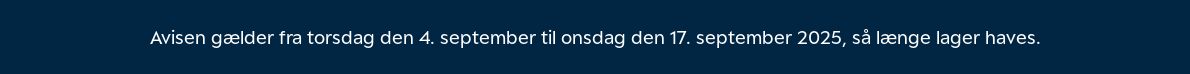 Tilbud Matas 04.09.2025 - 10.09.2025