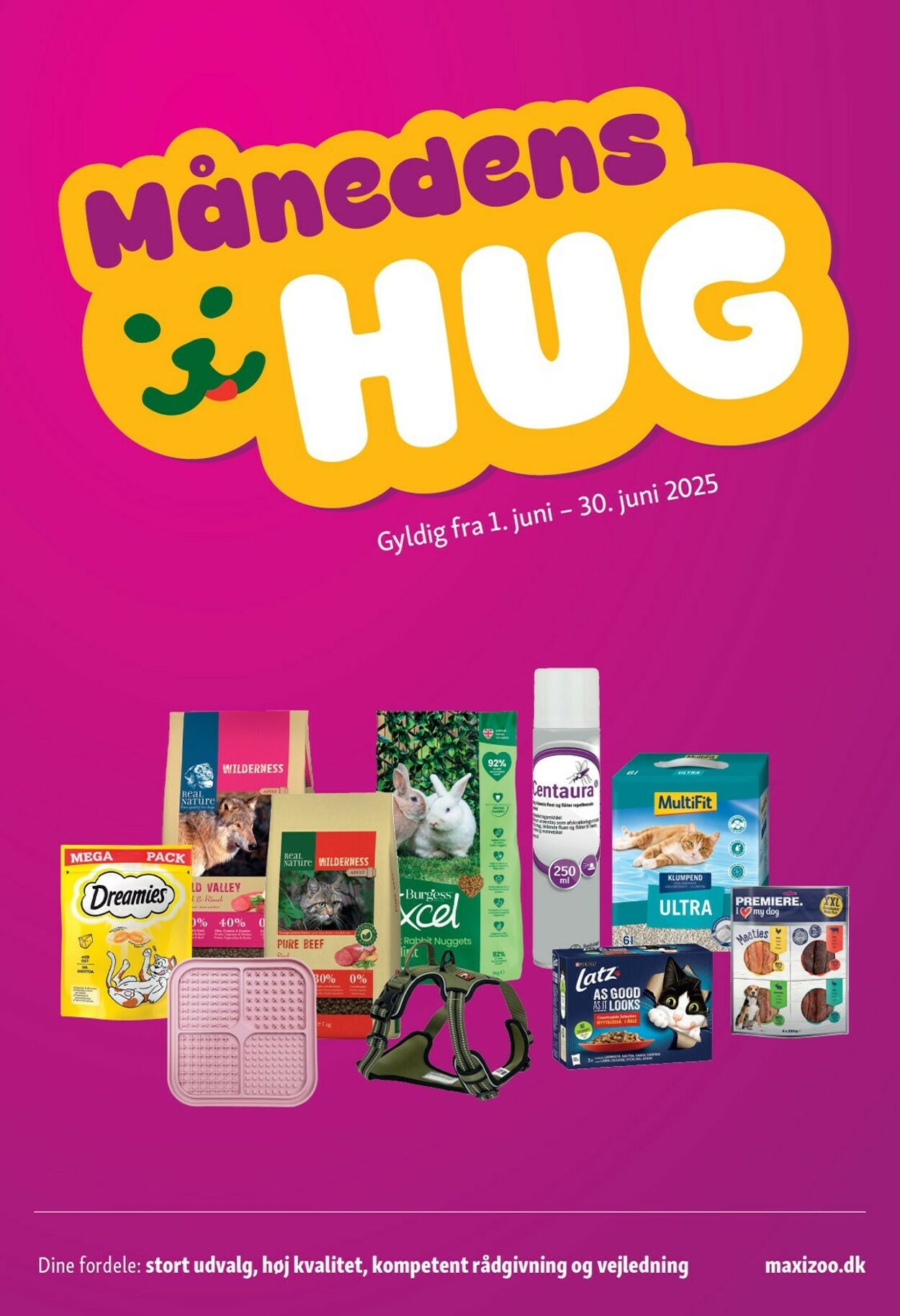 Tilbud Maxi Zoo 01.06.2025 - 30.06.2025