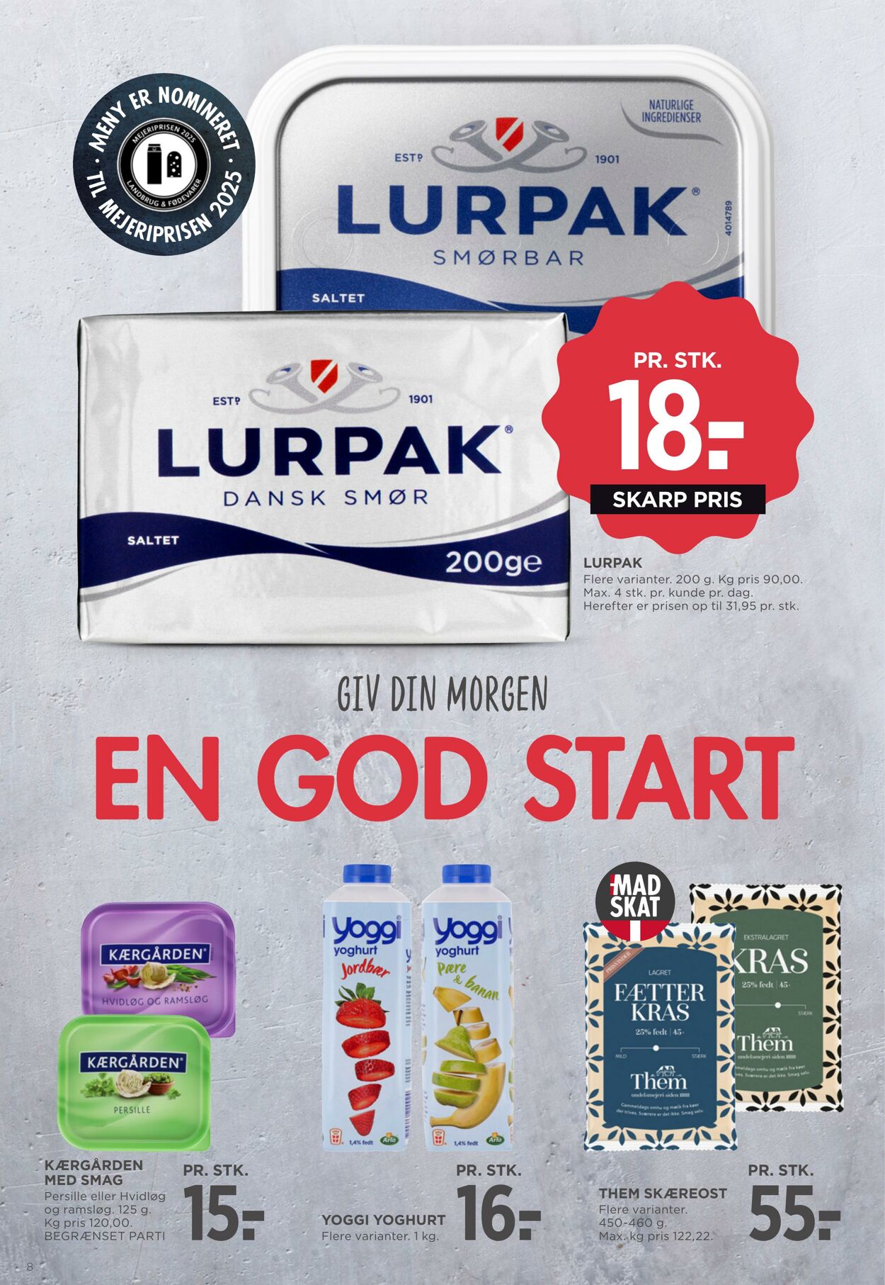 Tilbud Meny 08.08.2025 - 14.08.2025