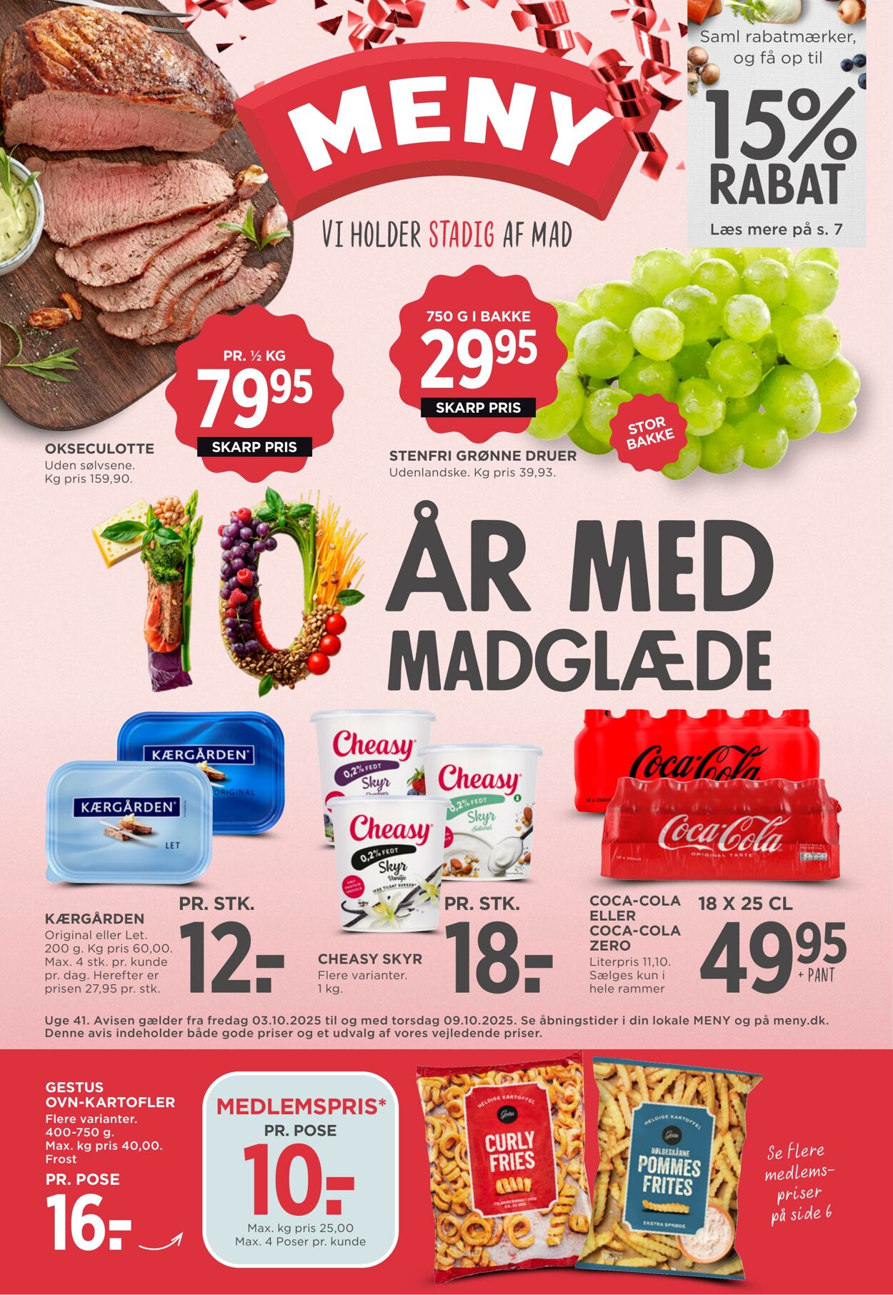 Tilbud Meny 03.10.2025 - 09.10.2025