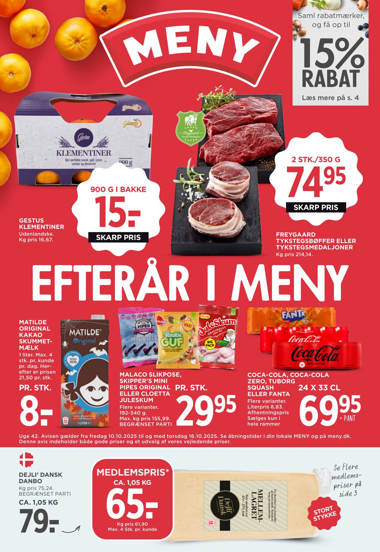Tilbud Meny 01.10.2025 - 31.10.2025