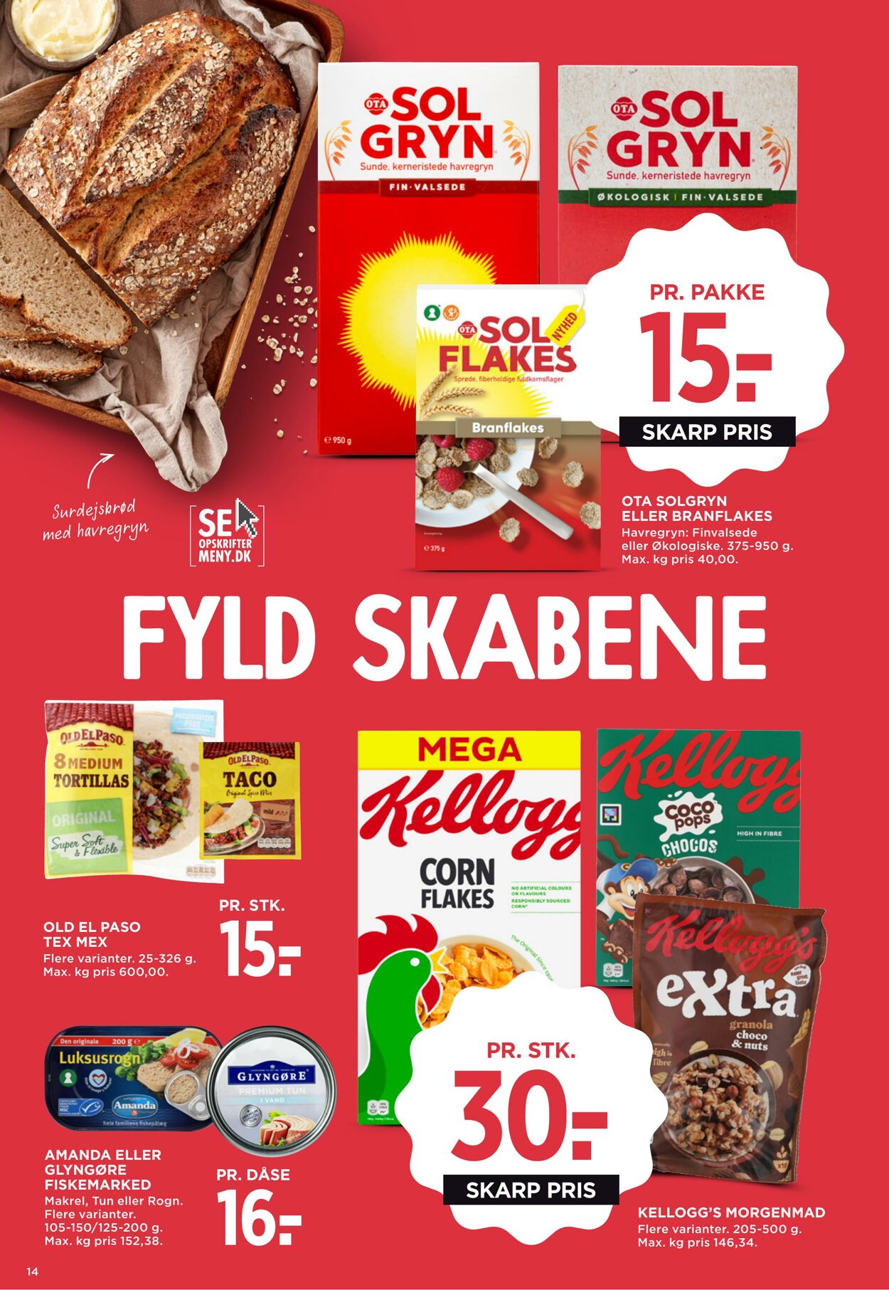 Tilbud Meny 01.10.2025 - 31.10.2025